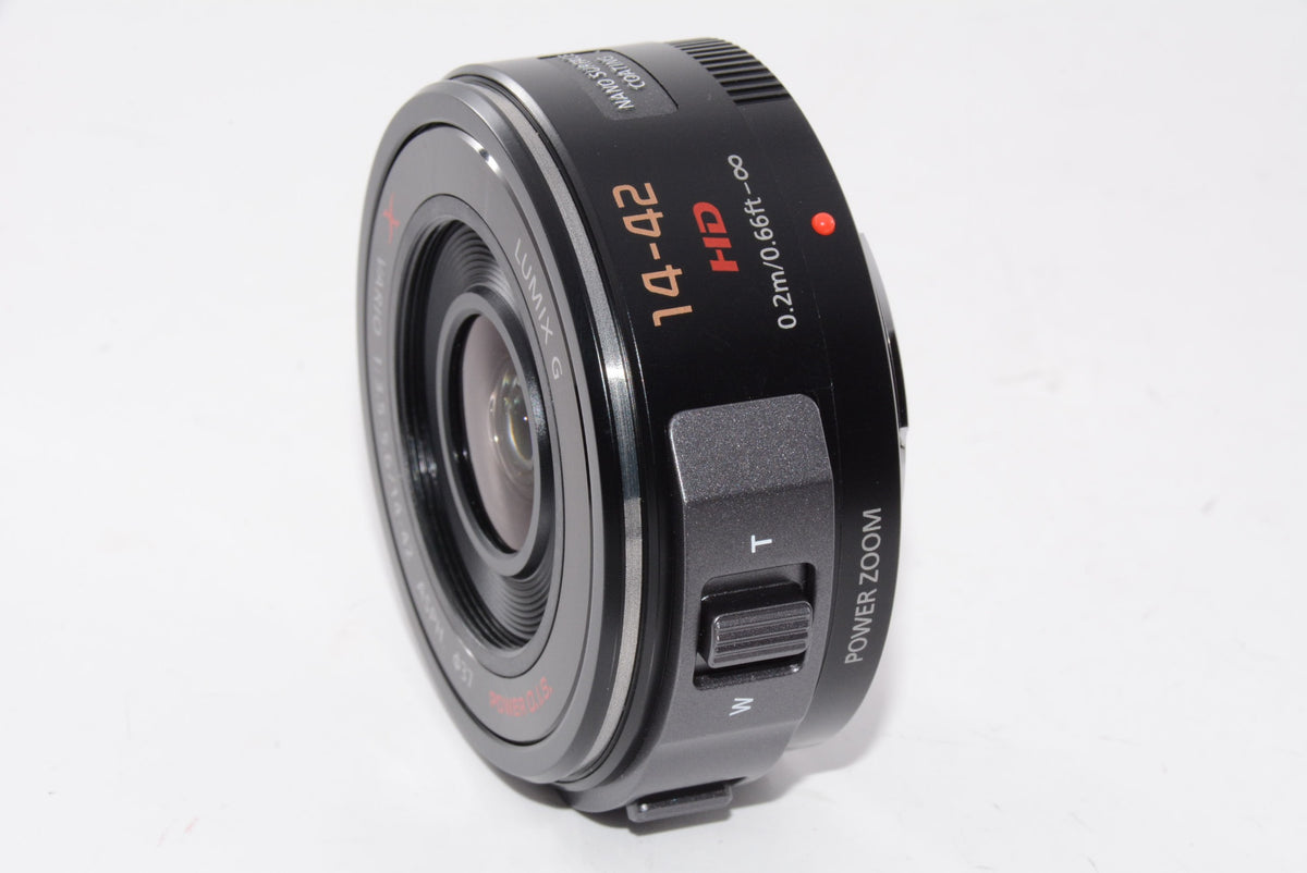【外観並級】パナソニック ルミックス G X VARIO PZ 14-42mm/F3.5-5.6 ASPH./POWER ブラック H-PS14042-K