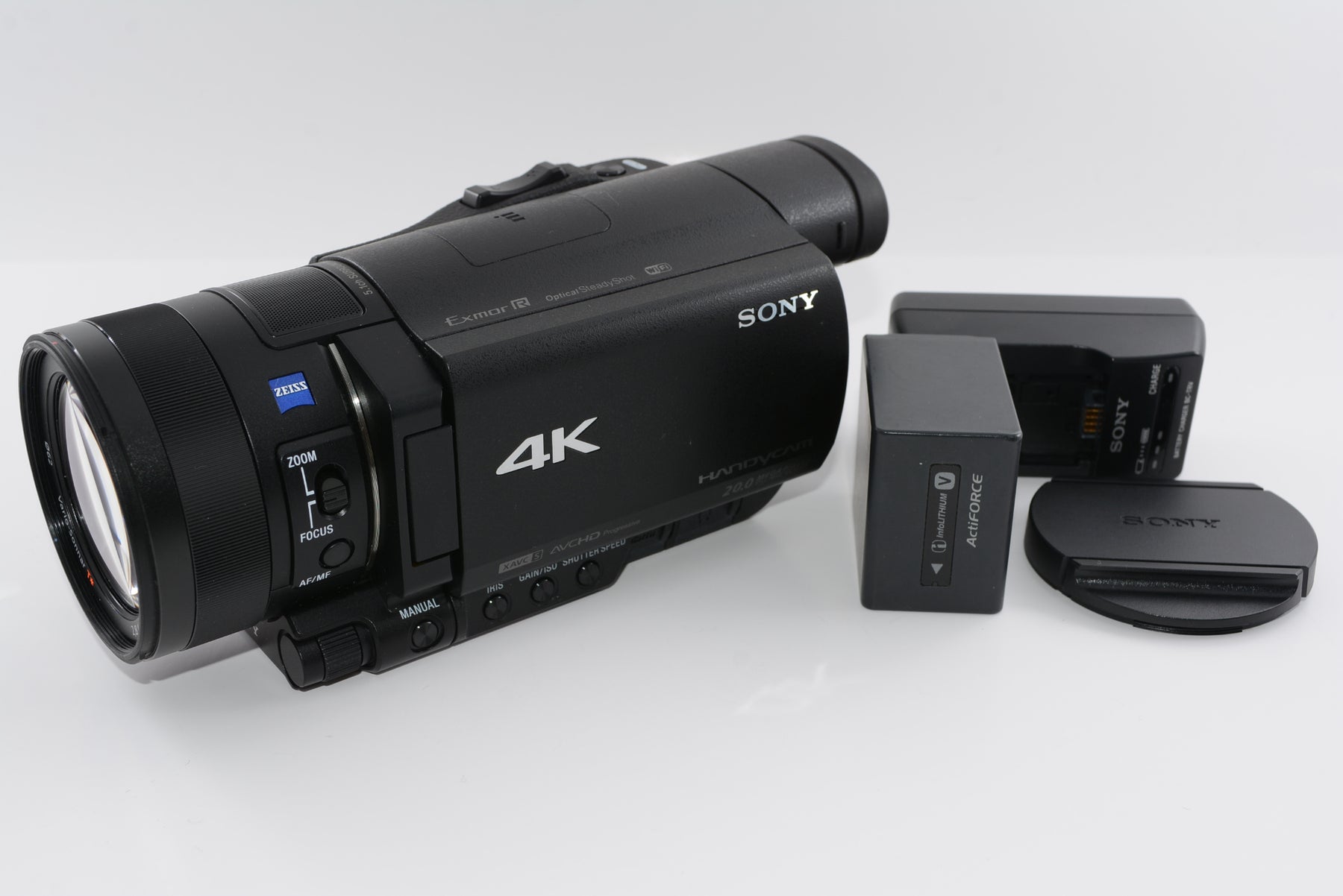 【外観特上級】ソニー SONY ビデオカメラ FDR-AX100 4K 光学12倍 ブラック Handycam FDR-AX100 BC