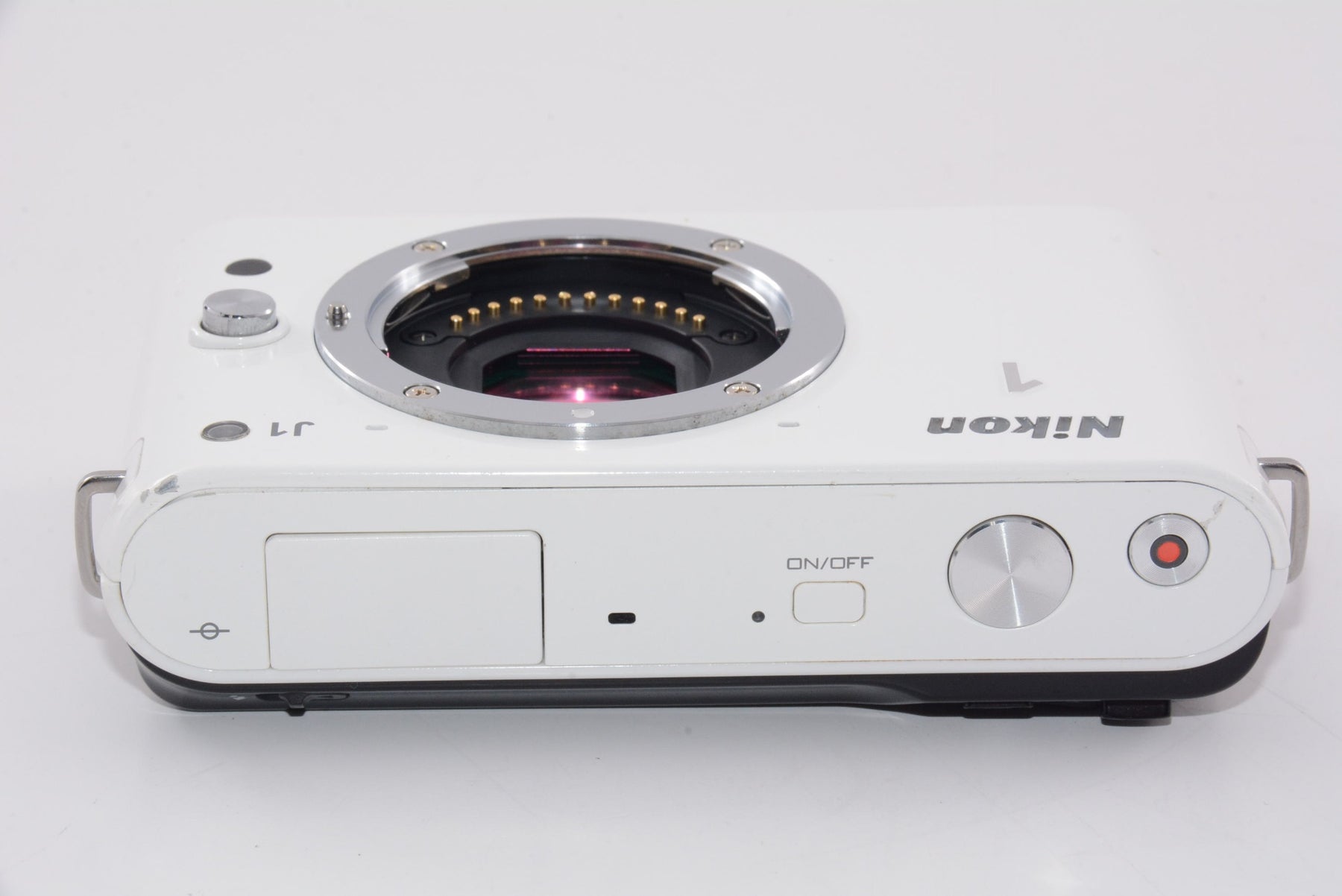 【外観並級】Nikon ニコン ミラーレス一眼カメラ Nikon 1 J1 ボディ ホワイト
