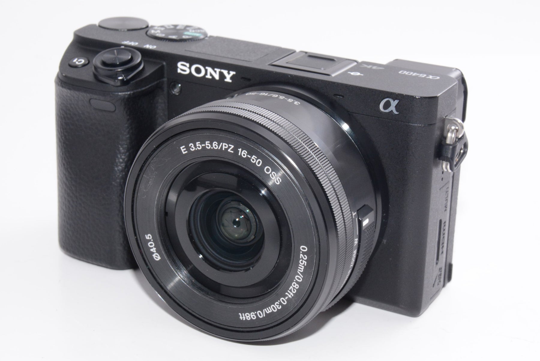 【外観並級】ソニー ミラーレス一眼 α6400 パワーズームレンズキット E PZ 16-50mm F3.5-5.6 OSS ブラック ILCE-6400L B