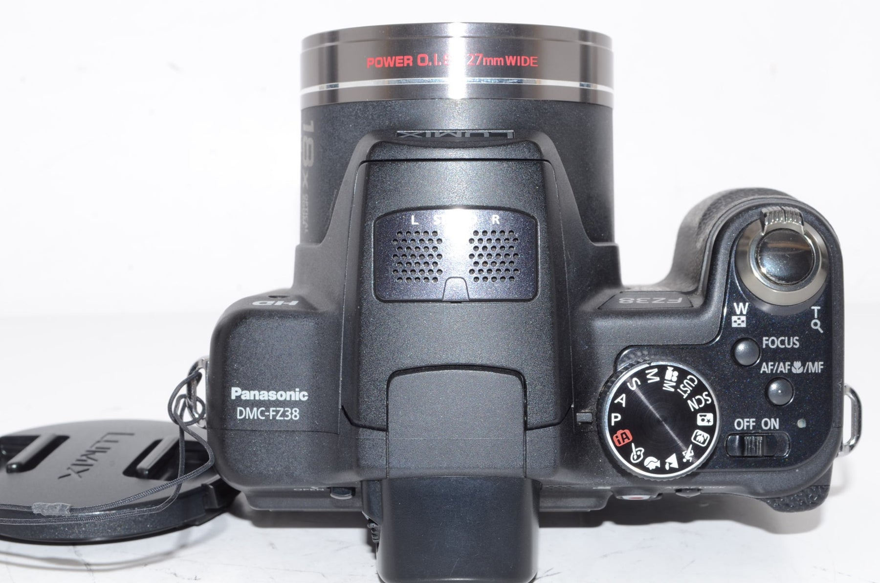 【外観特上級】パナソニック デジタルカメラ LUMIX (ルミックス) FZ38 ブラック DMC-FZ38-K