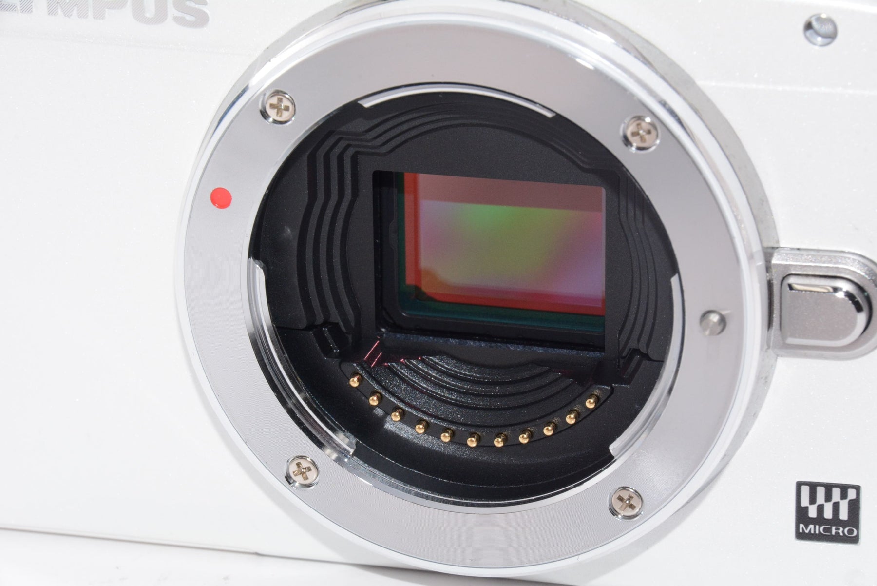 【外観並級】OLYMPUS ミラーレス一眼 PEN Lite E-PL6 ボディ ホワイト E-PL6 BODY WHT