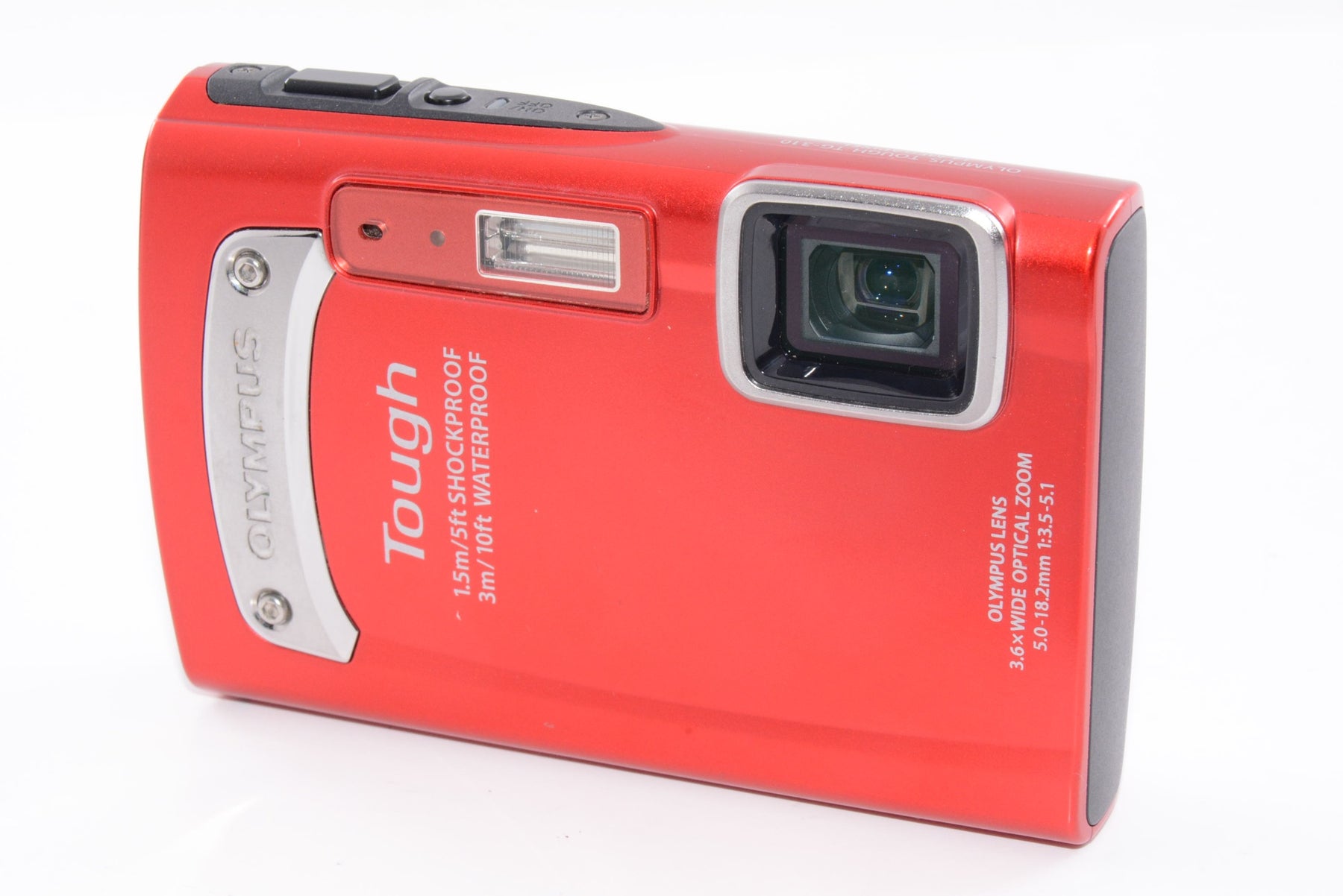 【外観特上級】OLYMPUS 防水デジタルカメラ TOUGH TG-310 レッド