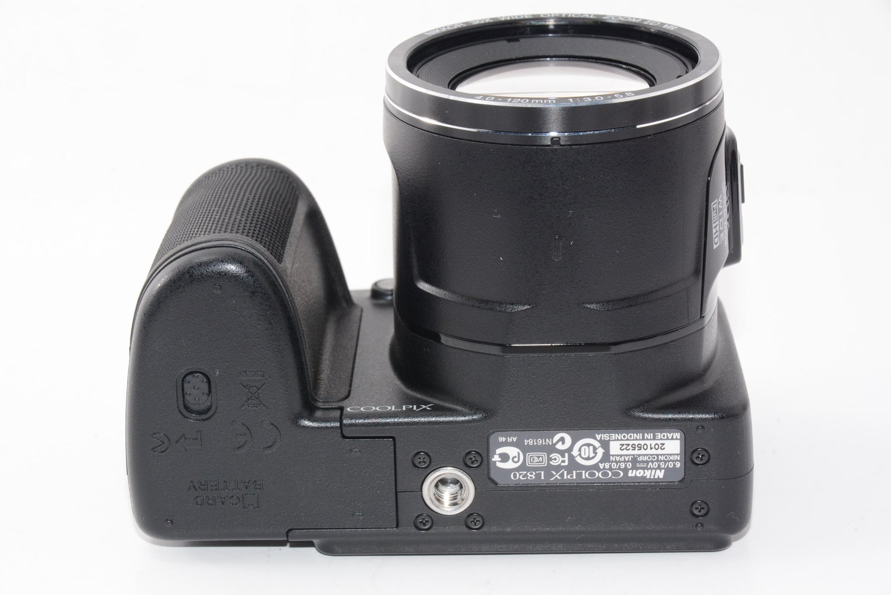 【外観特上級】Nikon デジタルカメラ COOLPIX L820 光学30倍ズーム 有効画素数1605万画素 ブラック L820BK