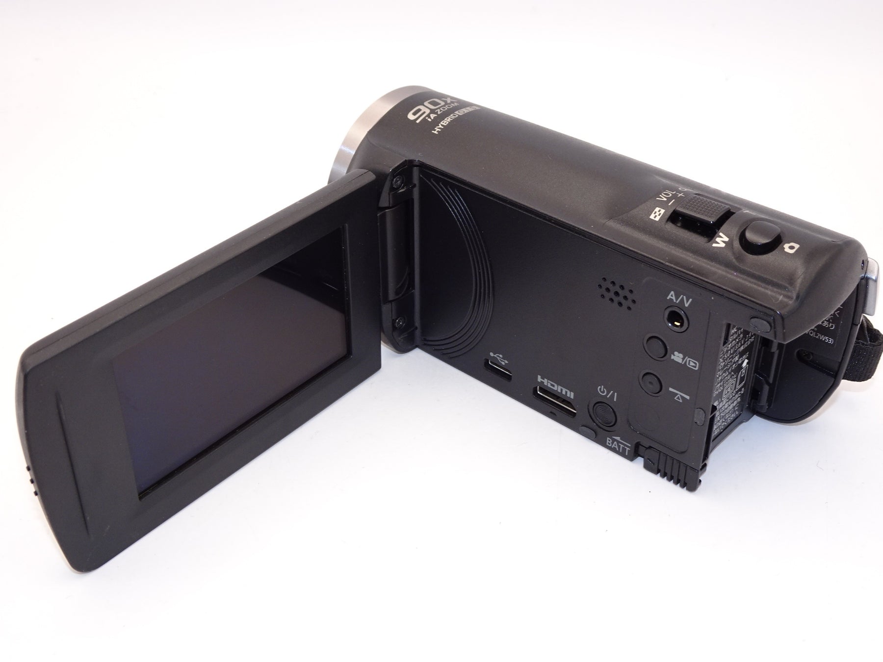 【外観並級】パナソニック HDビデオカメラ V480MS 32GB 高倍率90倍ズーム ブラック HC-V480MS-K