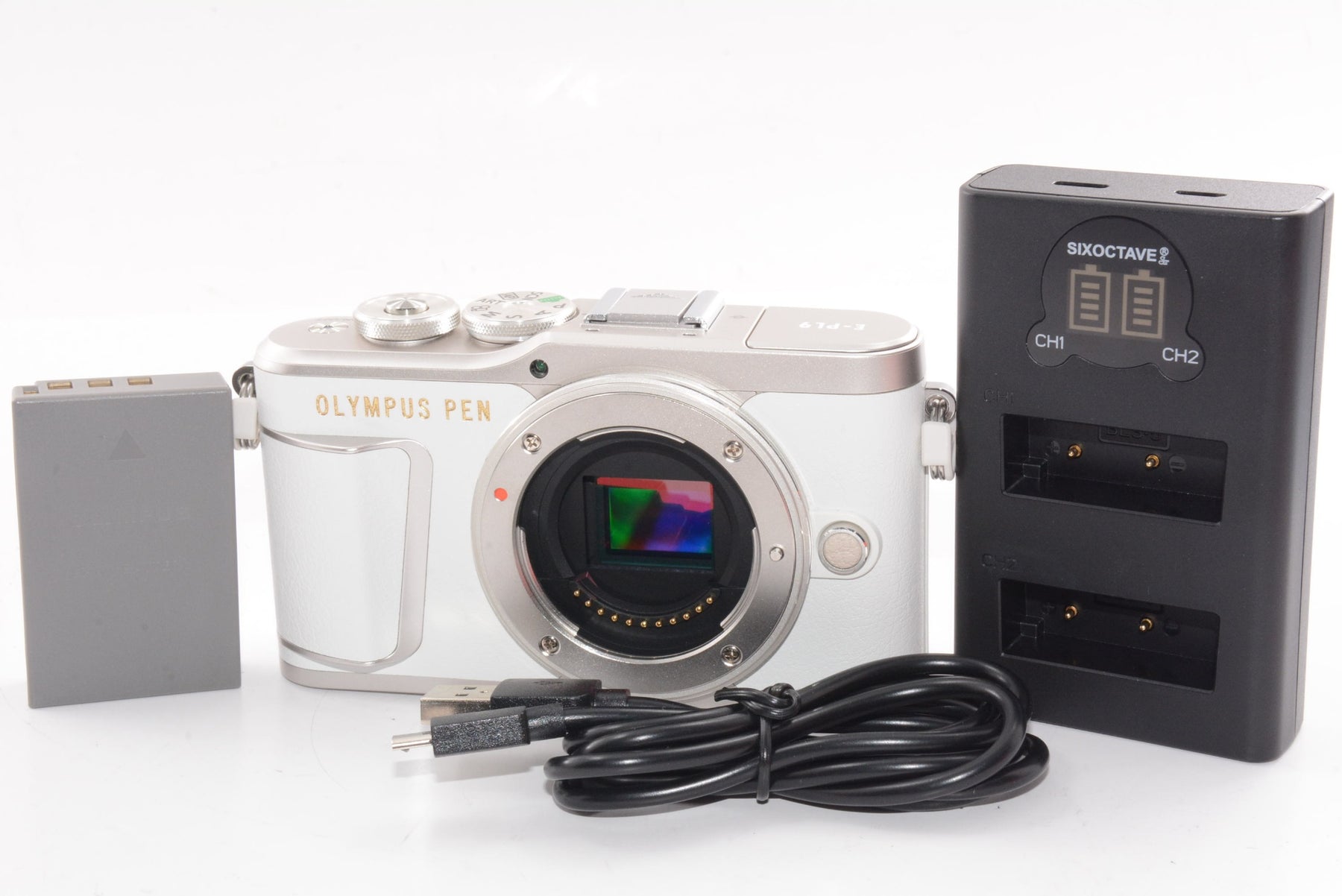 【外観特上級】OLYMPUS ミラーレス一眼カメラ PEN E-PL9 ボディー ホワイト