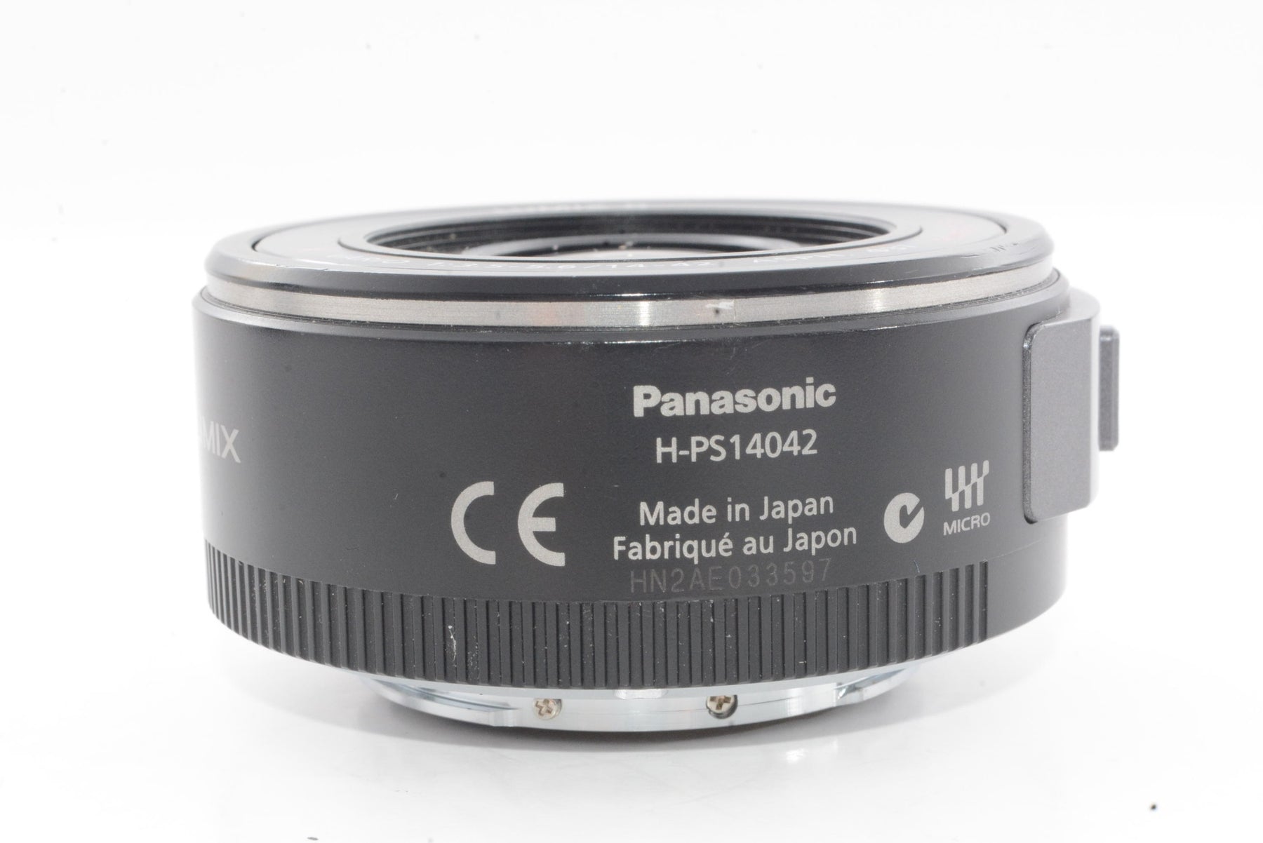【外観並級】パナソニック ルミックス G X VARIO PZ 14-42mm/F3.5-5.6 ASPH./POWER ブラック H-PS14042-K