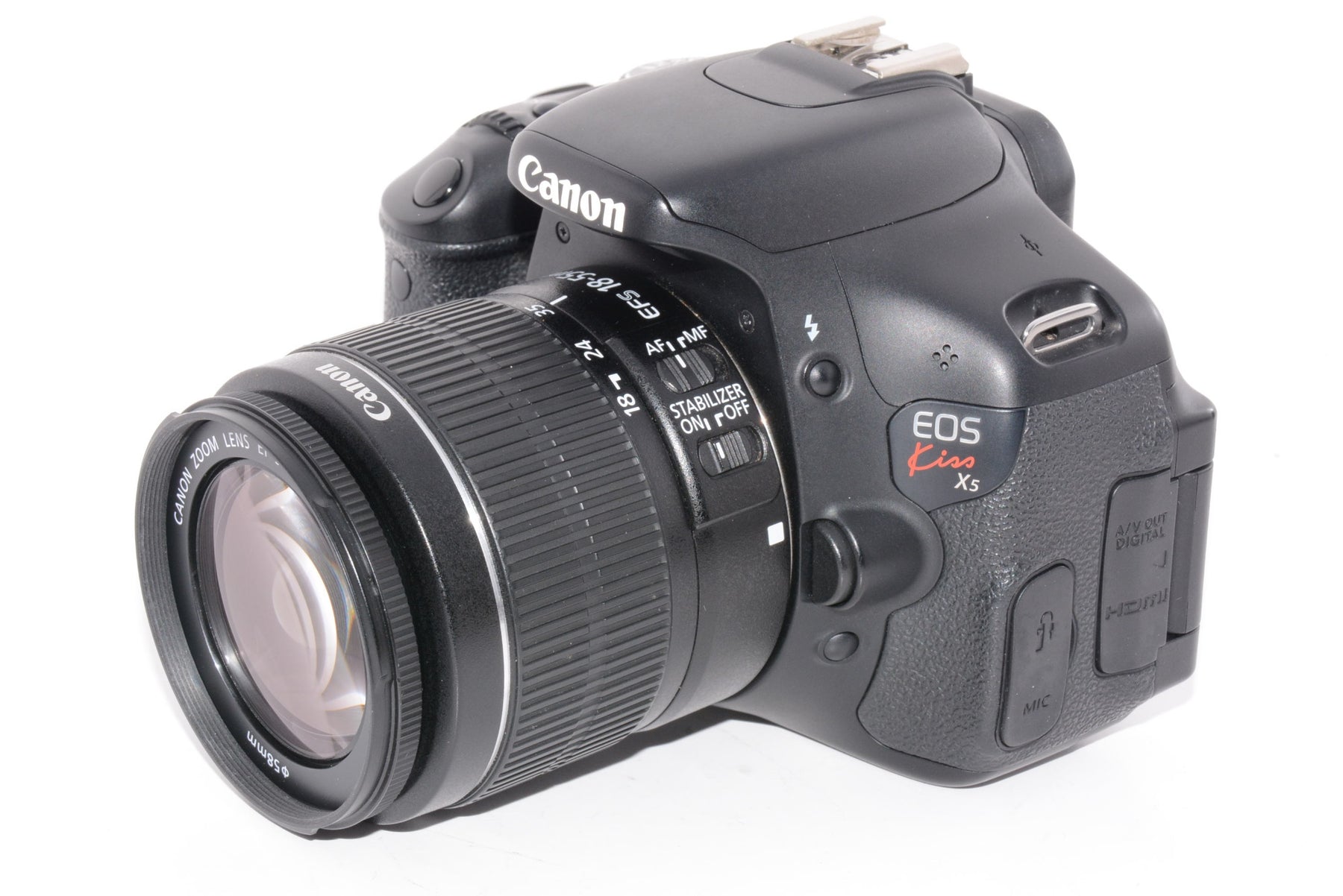 【外観特上級】Canon デジタル一眼レフカメラ EOS Kiss X5 レンズキット