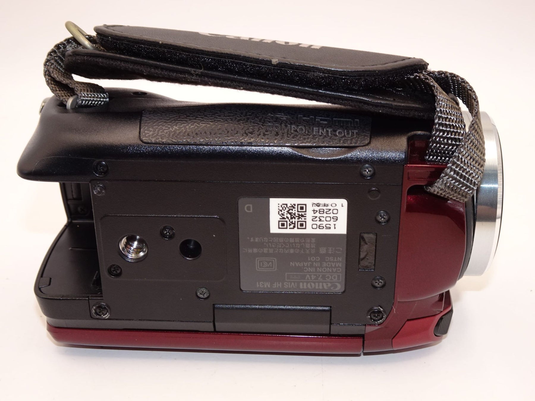 【外観特上級】Canon フルハイビジョンビデオカメラ iVIS HF M31 レッド IVISHFM31RD (内蔵メモリ32GB)