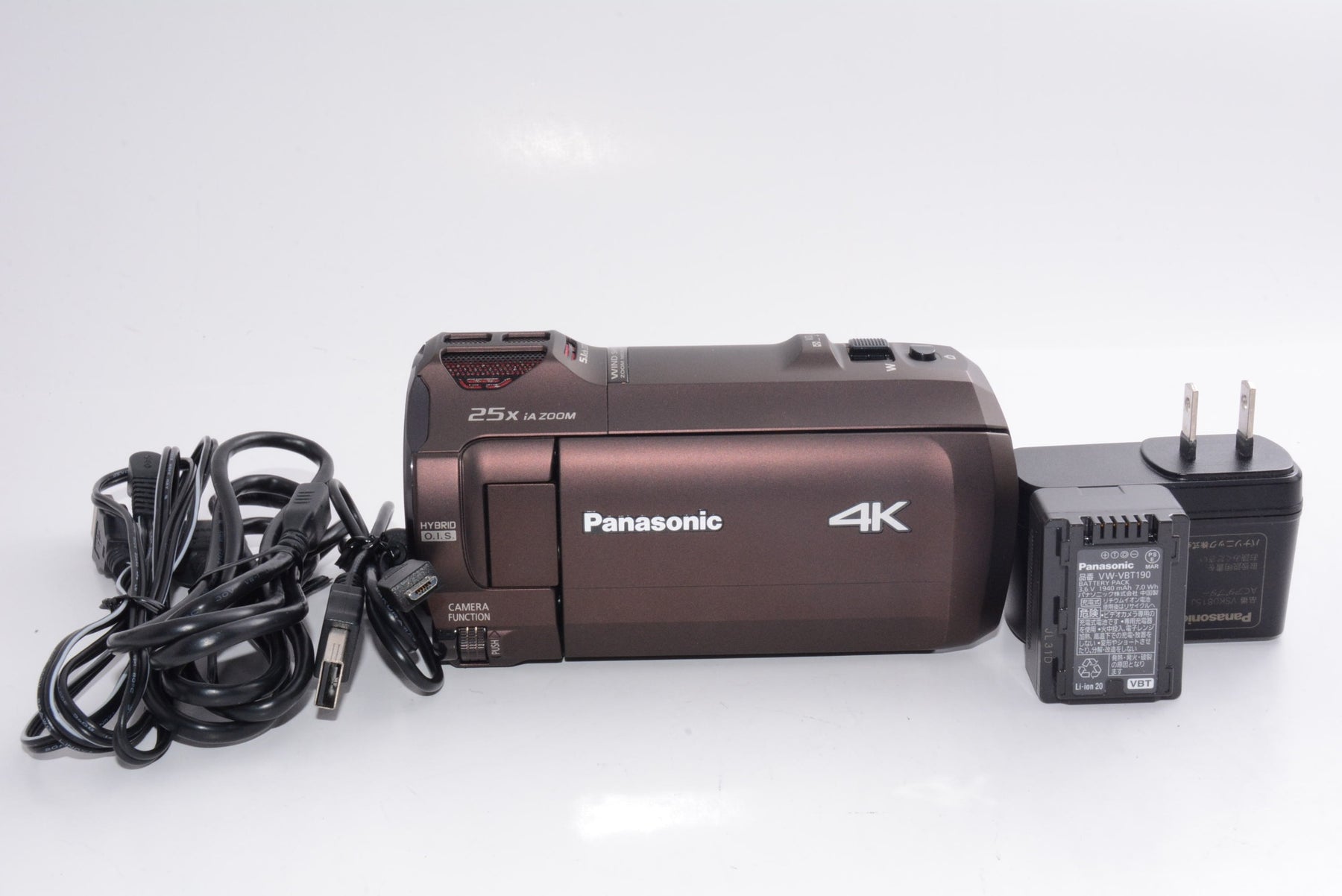 【外観特上級】パナソニック 4K ビデオカメラ 64GB 光学20倍ズーム カカオブラウン HC-VX992MS-T