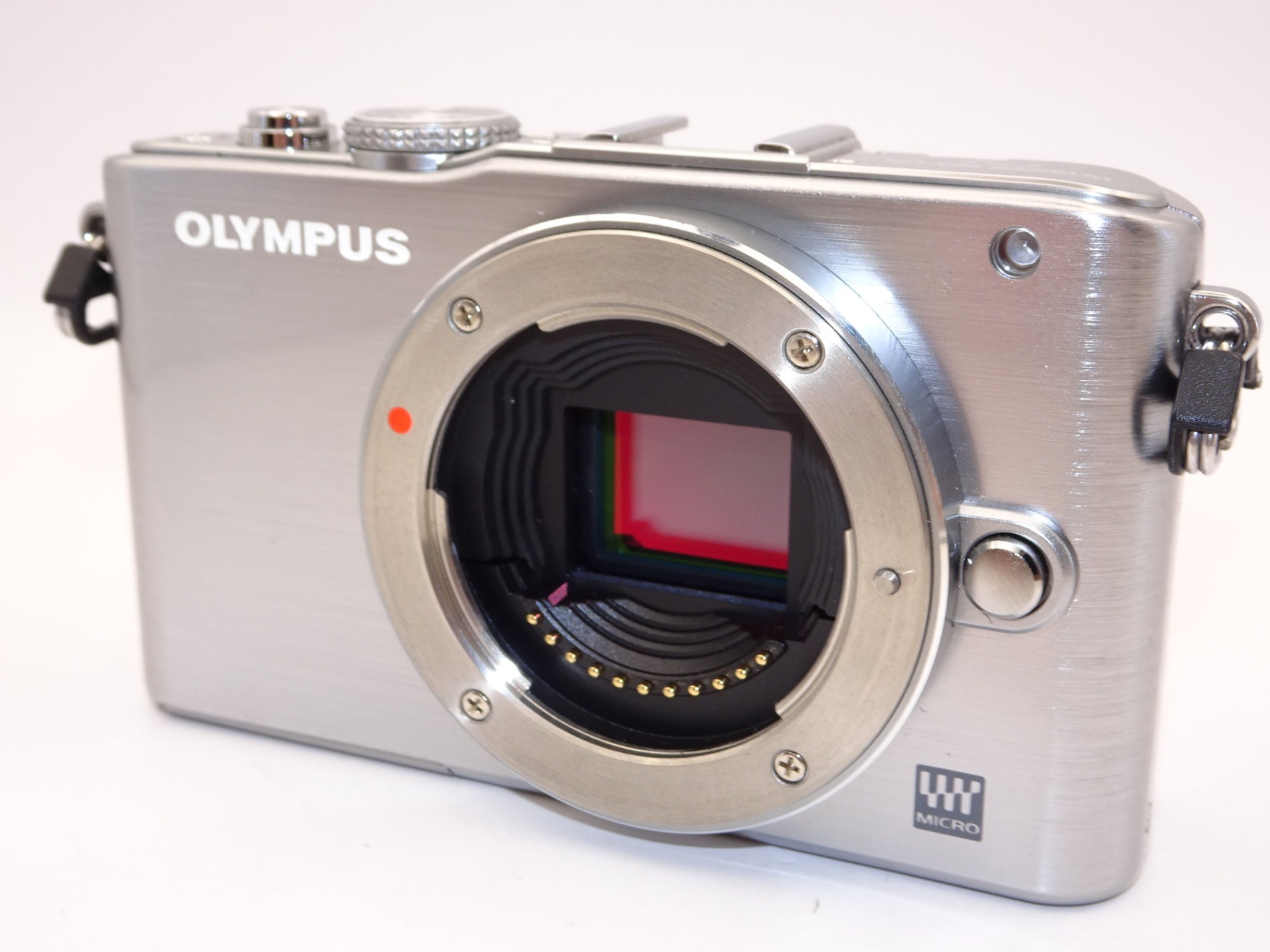 外観特上級】OLYMPUS ミラーレス一眼 PEN Lite E-PL3 ボディ シルバー
