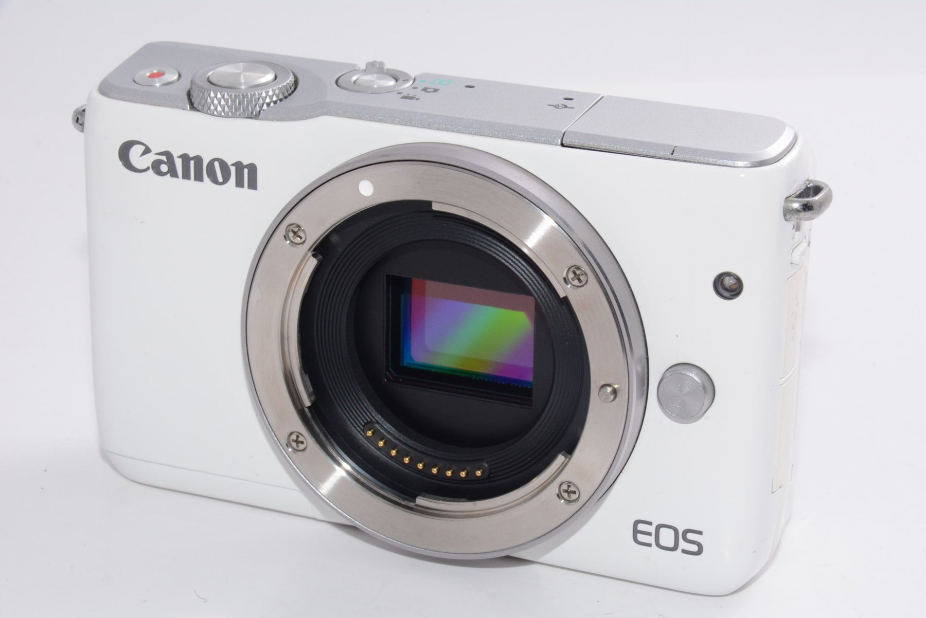 【外観並級】Canon ミラーレス一眼カメラ EOS M10 ボディ(ホワイト)