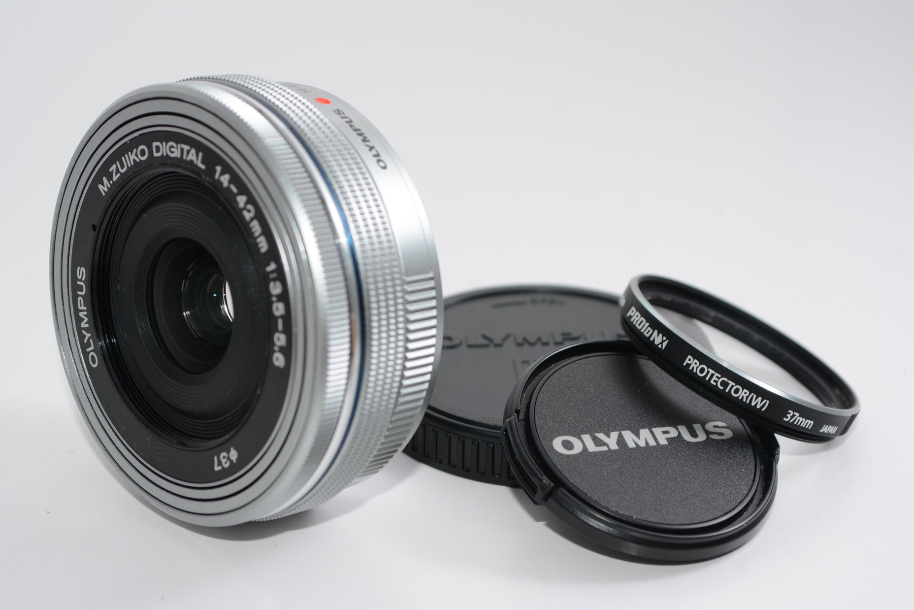【外観特上級】OLYMPUS M.ZUIKO DIGITAL ED 14-42mm F3.5-5.6 EZ SLV