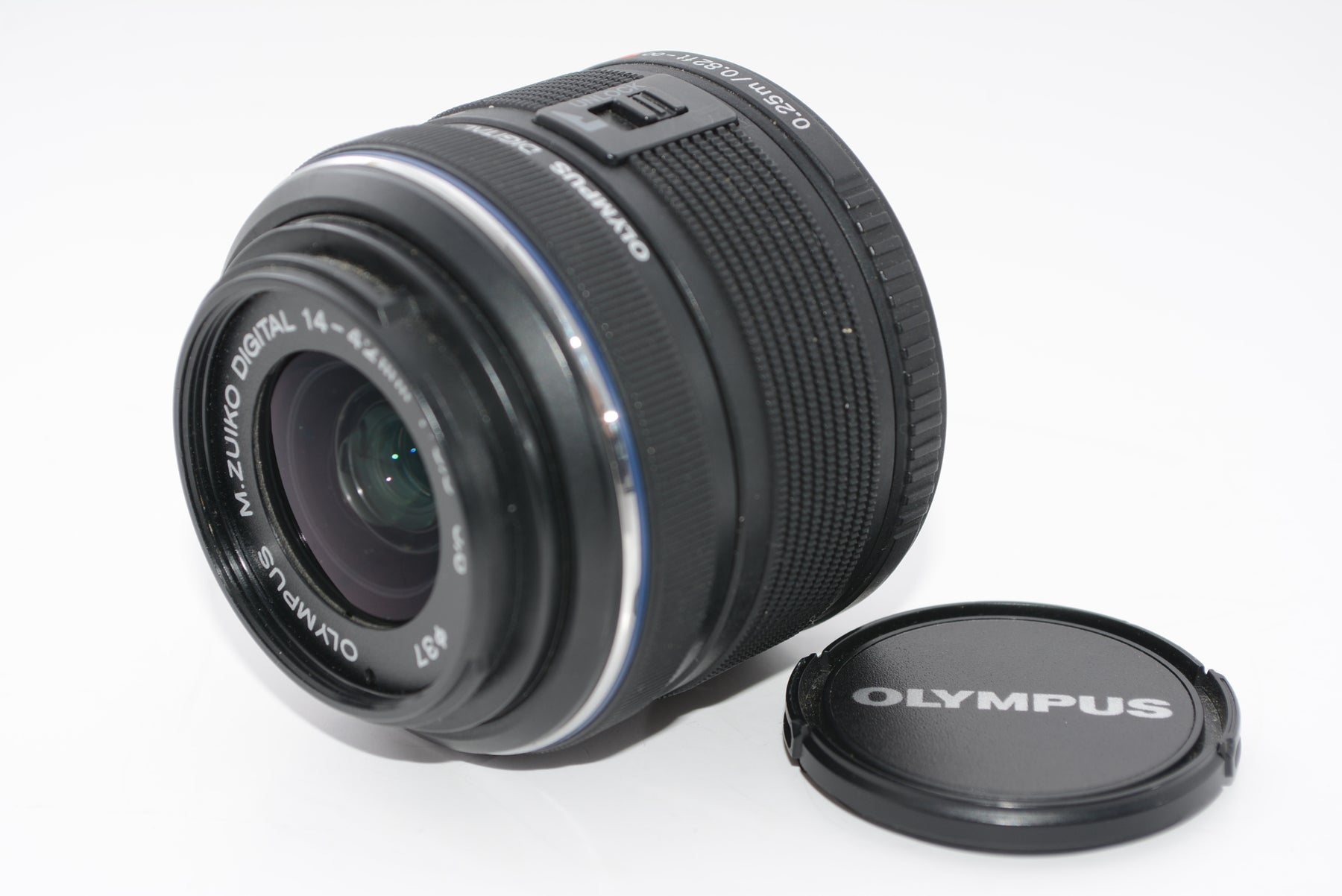 【外観並級】OLYMPUS 標準ズームレンズ M.ZUIKO DIGITAL 14-42mm F3.5-5.6 II ブラック