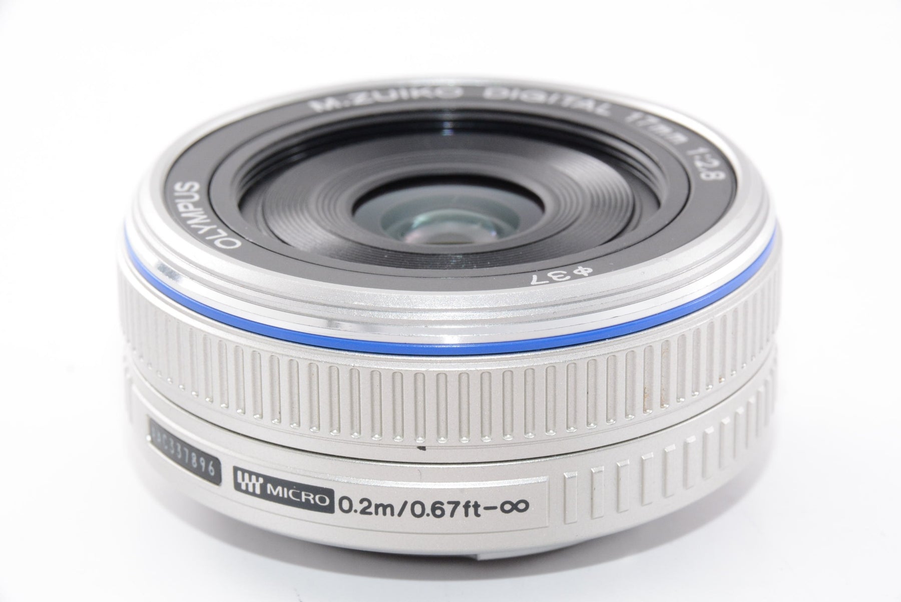【外観特上級】OLYMPUS パンケーキレンズ M.ZUIKO DIGITAL 17mm F2.8 シルバー