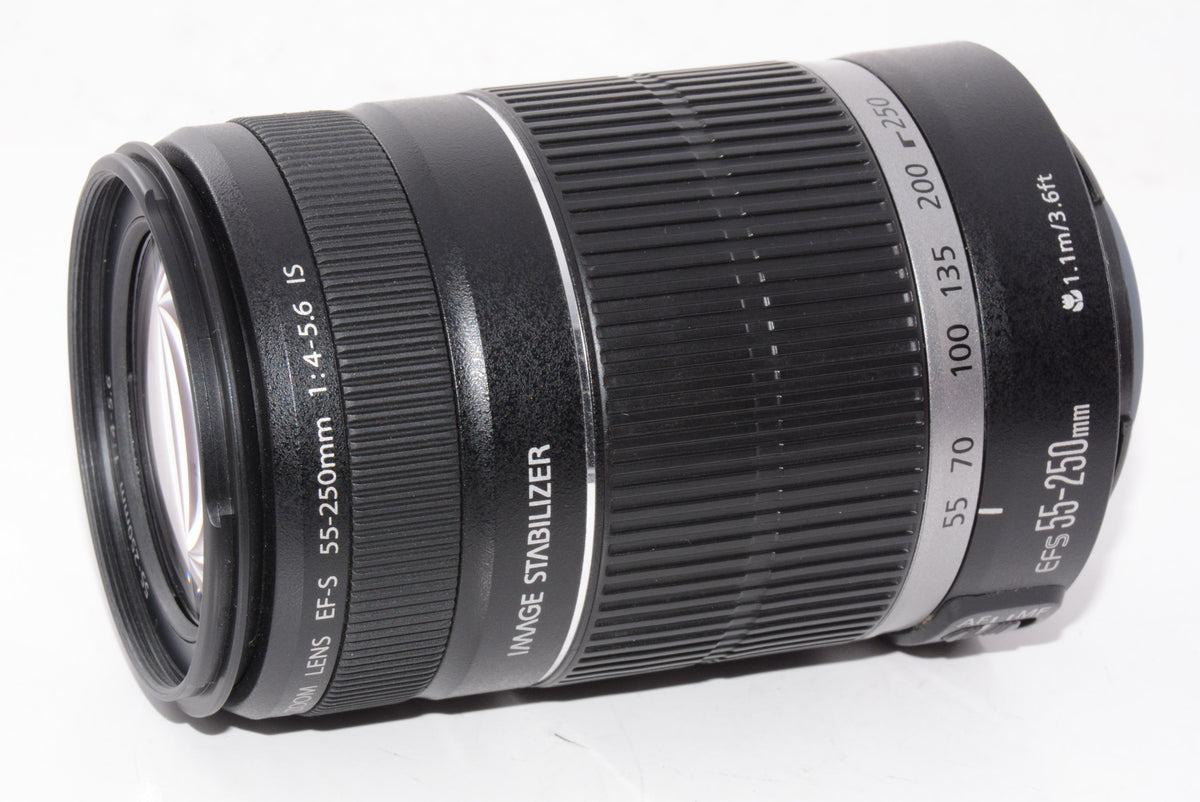 【外観特上級】Canon 望遠レンズ EF-S55-250mm F4-5.6 IS