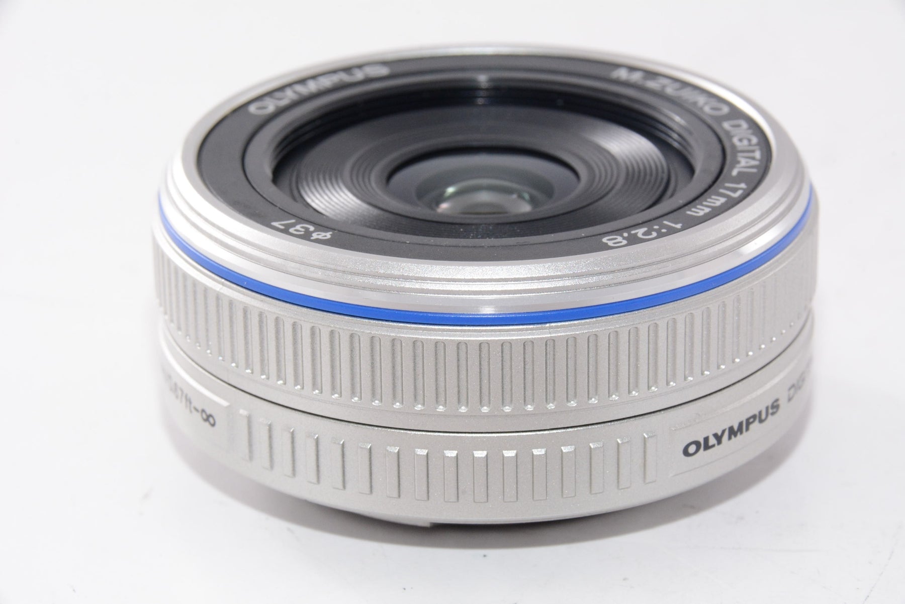 【外観並級】OLYMPUS パンケーキレンズ M.ZUIKO DIGITAL 17mm F2.8 シルバー