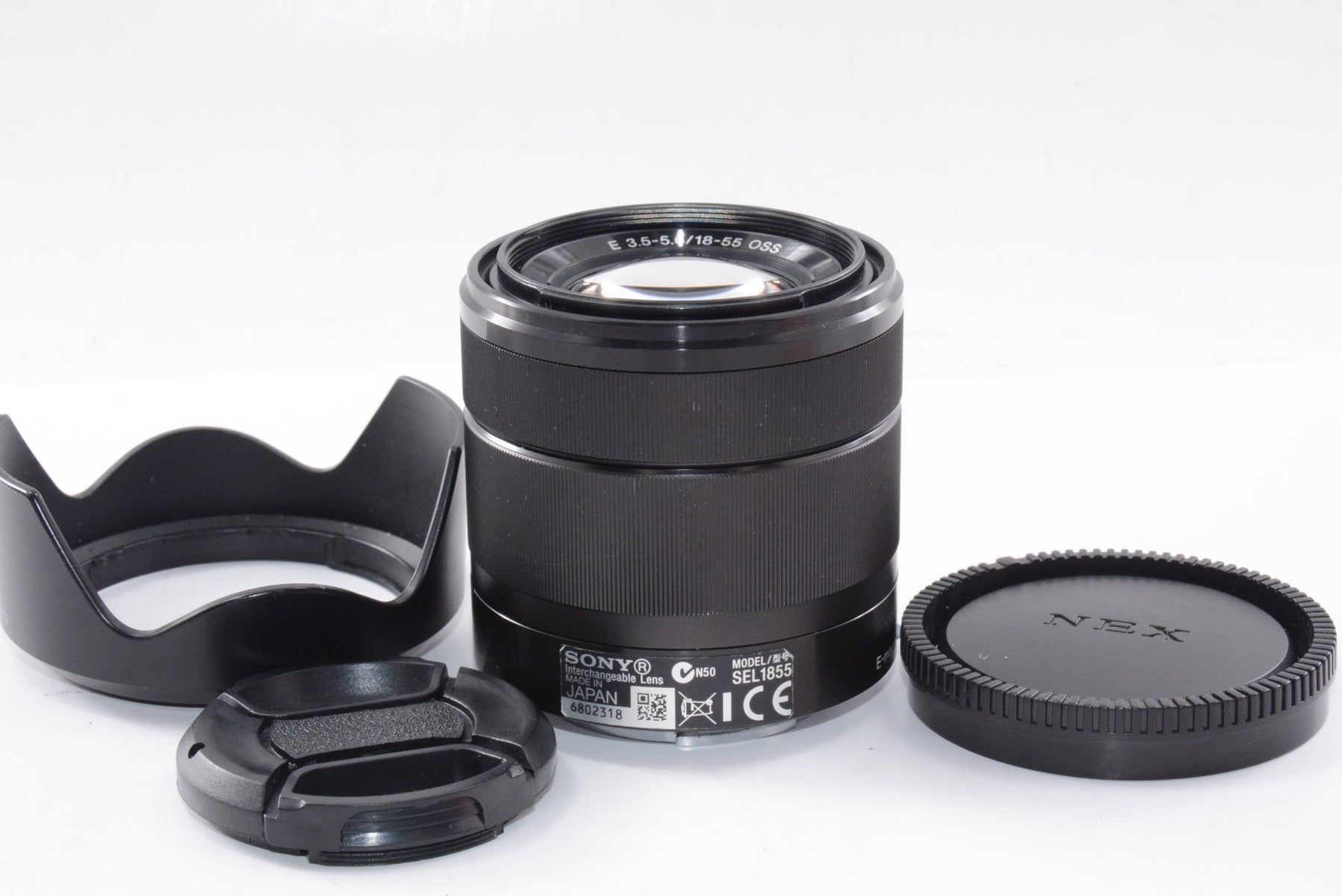 【外観並級】Sonyアルファsel1855・Eマウント18 – 55 mm f3 . 5 – 5.6 OSSレンズ(ブラック)