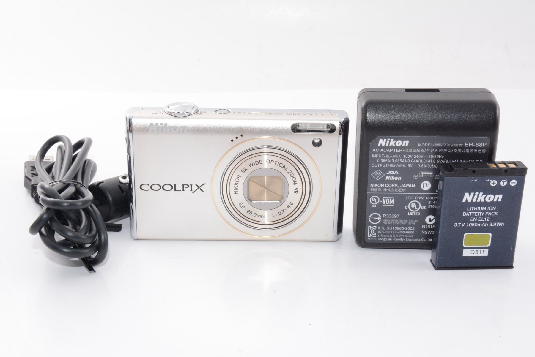 【外観特上級】Nikon デジタルカメラ COOLPIX (クールピクス) S640 アイスシルバー S640SL