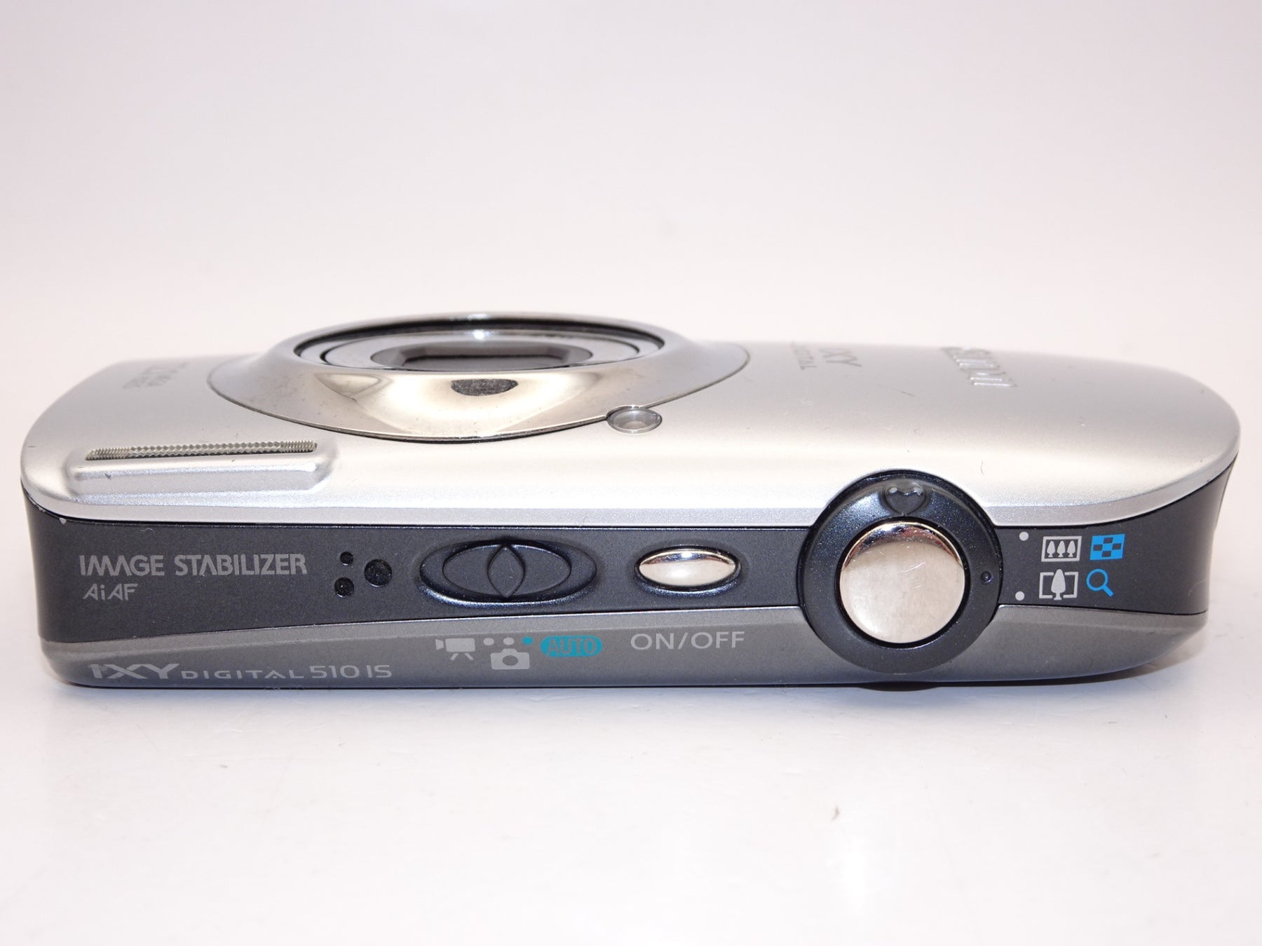 【外観並級】Canon デジタルカメラ IXY DIGITAL (イクシ) 510 IS シルバー IXYD510IS(SL)