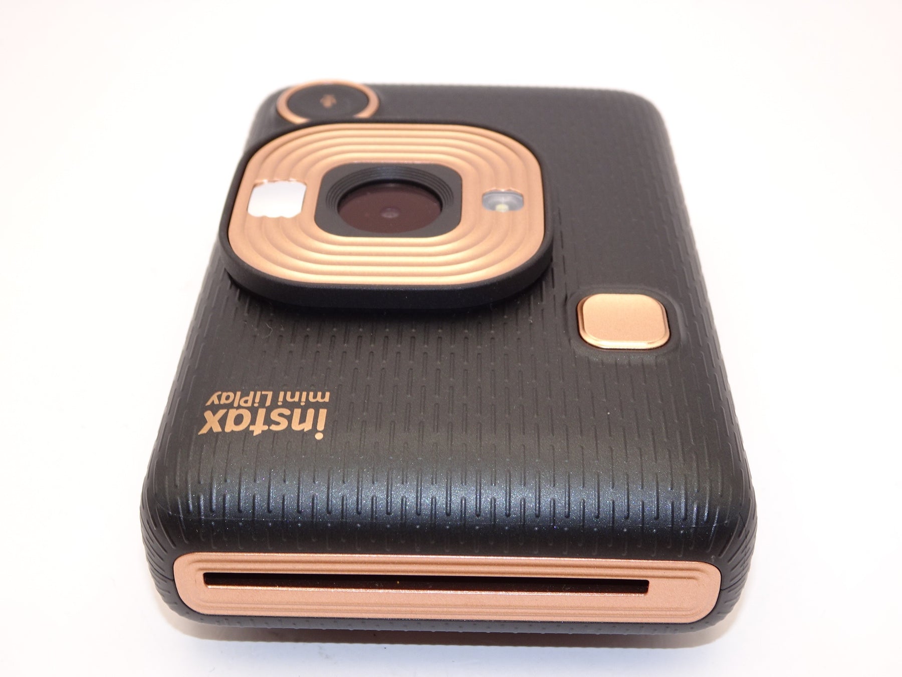 【外観特上級】FUJIFILM チェキ インスタントカメラ/スマホプリンター instax mini LiPlay エレガントブラック INS MINI HM1 ELEGANT BLACK