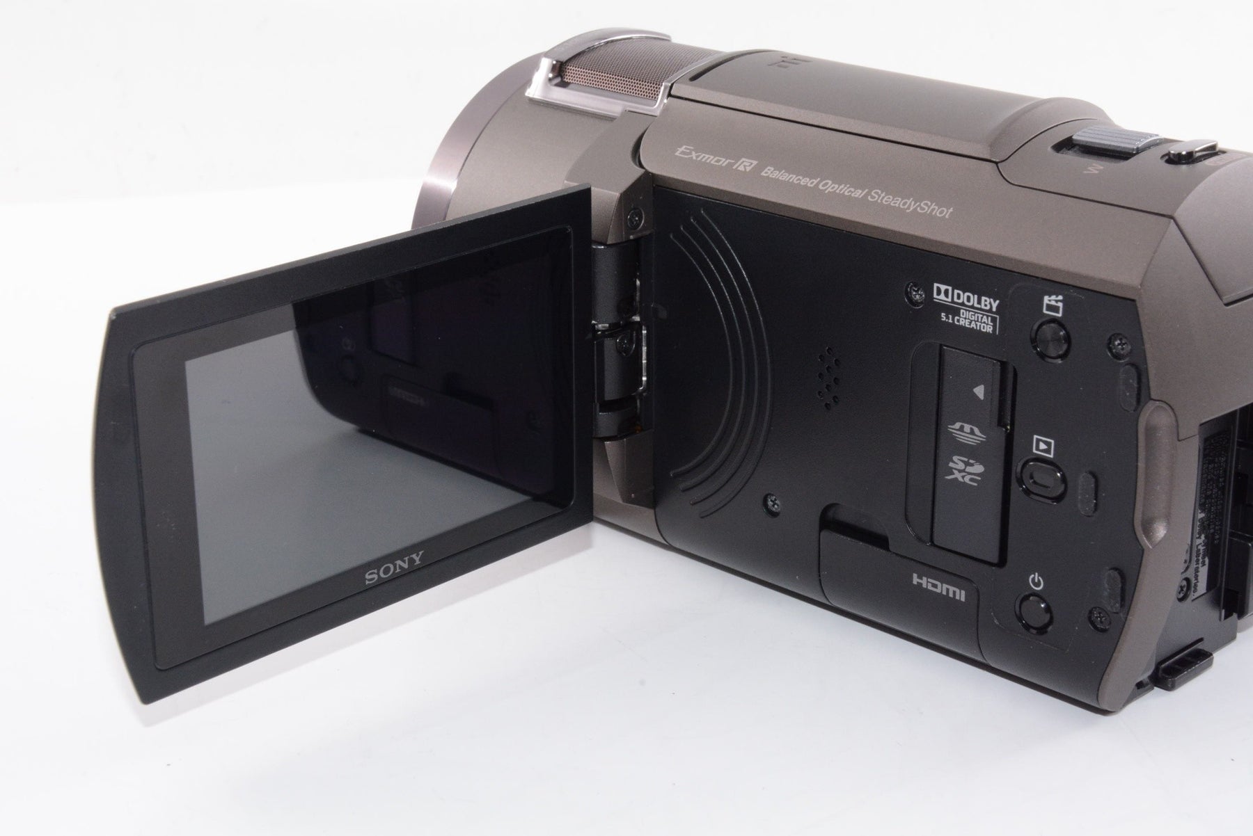 【外観特上級】SONY ソニー 4K ビデオカメラ Handycam FDR-AX45A / ブロンズブラウン