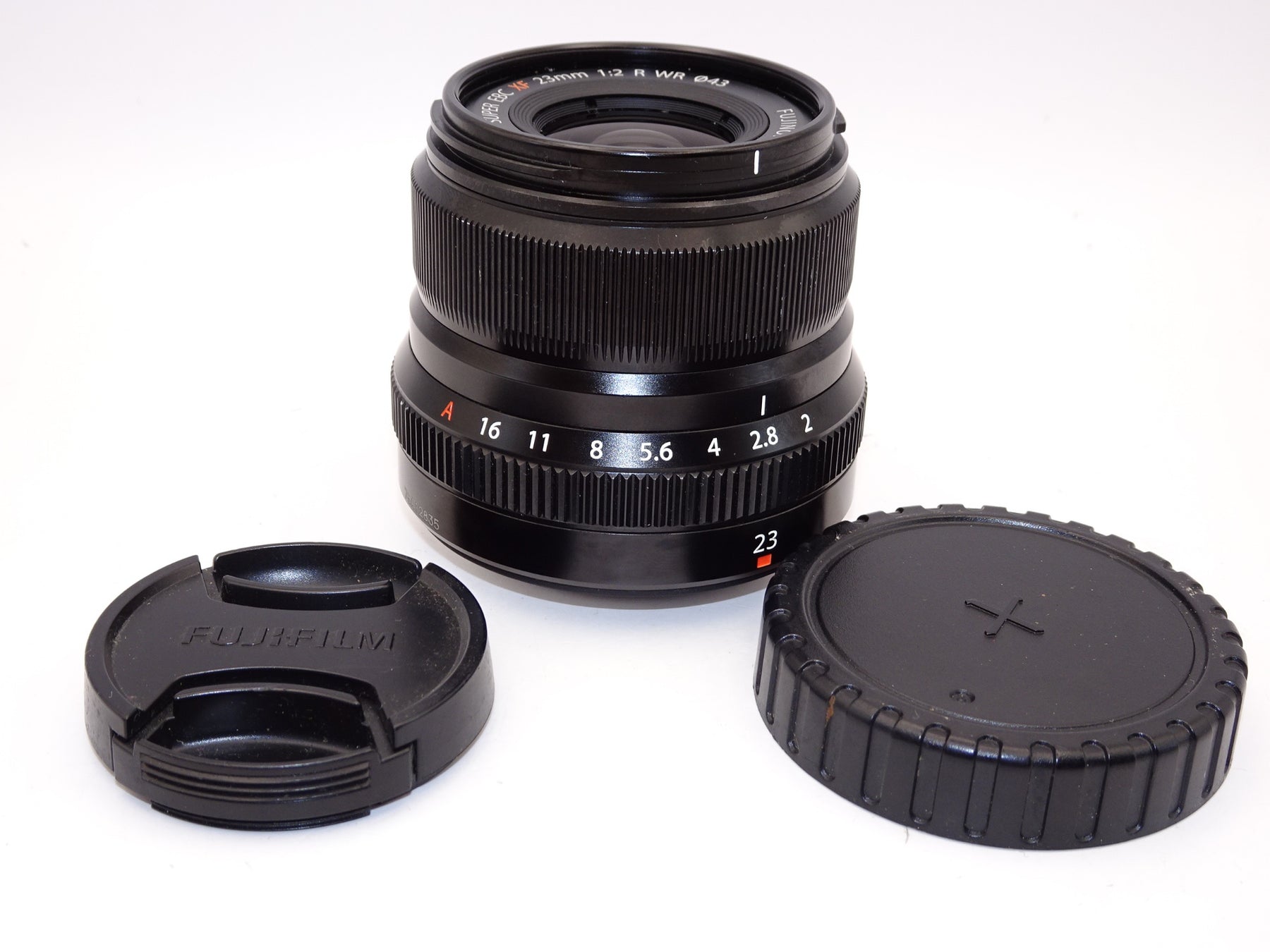 【外観並級】FUJIFILM 単焦点広角レンズ XF23mmF2 R WR B ブラック