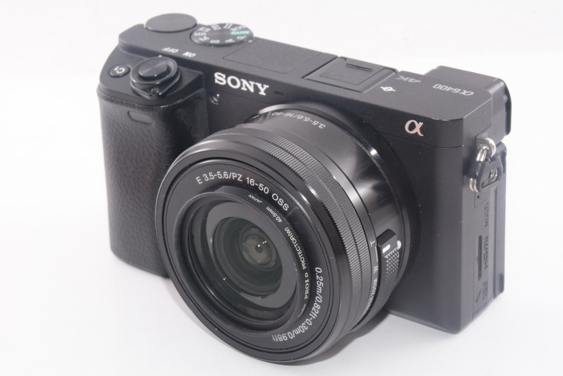 【外観特上級】ソニー ミラーレス一眼 α6400 パワーズームレンズキット E PZ 16-50mm F3.5-5.6 OSS ブラック ILCE-6400L B