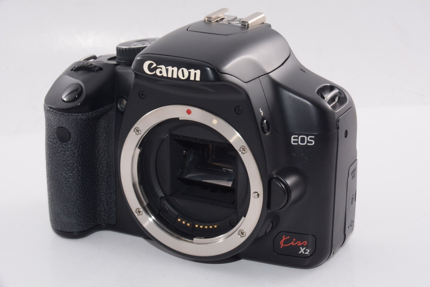 【外観並級】Canon デジタル一眼レフカメラ EOS Kiss X2 レンズキット KISSX2-LKIT