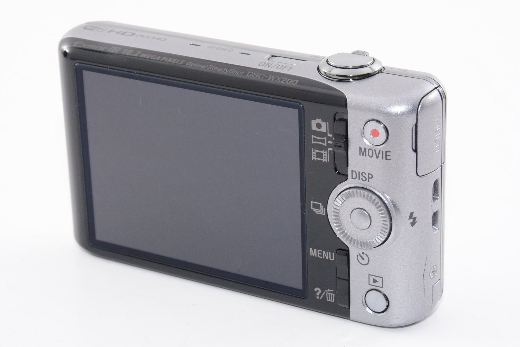 【外観特上級】SONY デジタルカメラ Cyber-shot WX200 シルバー DSC-WX200-S
