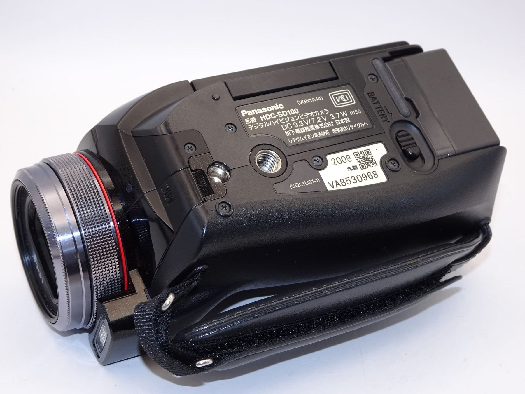 【外観特上級】パナソニック デジタルハイビジョンビデオカメラ ブラック HDC-SD100-K