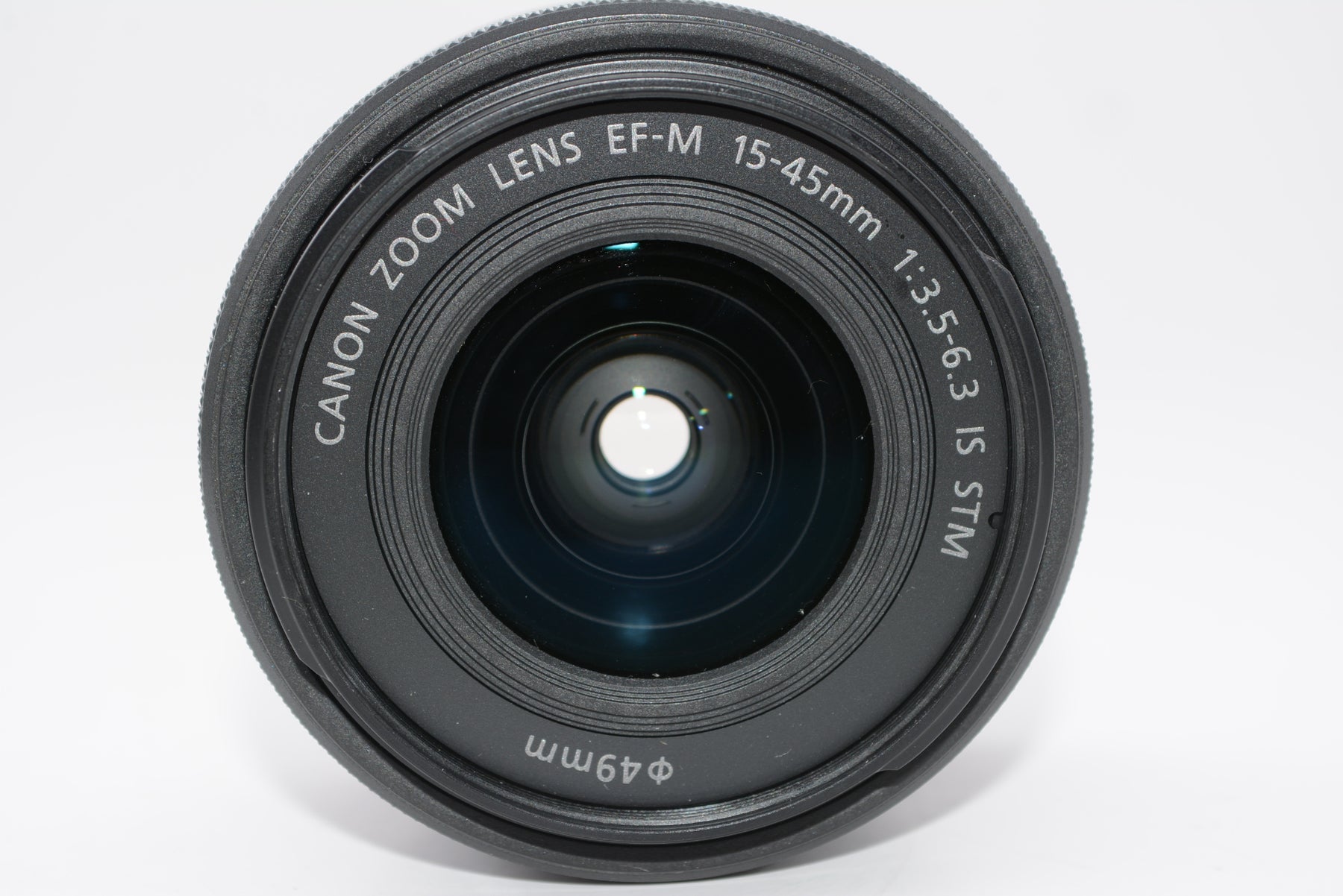 【外観特上級】Canon 標準ズームレンズ EF-M15-45mm F3.5-6.3IS STM(グラファイト) ミラーレス一眼対応 EF-M15-45ISSTM