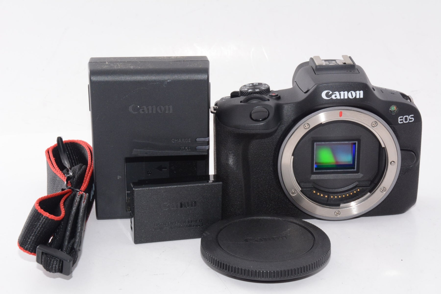 【外観並級】Canon ミラーレス一眼カメラ EOS R100 ボディー(レンズなし) ブラック/APS-C/約356g EOSR100