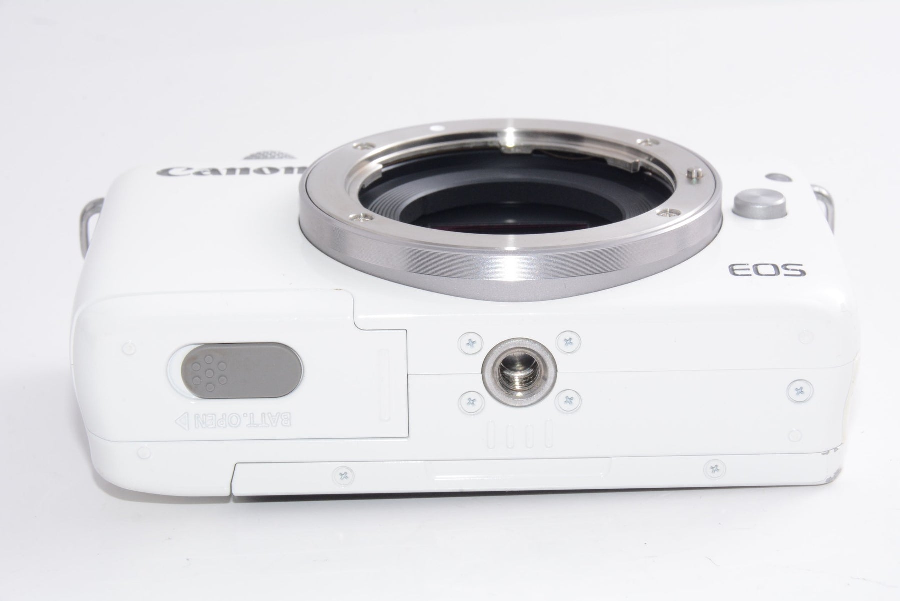 【外観並級】Canon ミラーレス一眼カメラ EOS M10 ボディ(ホワイト)