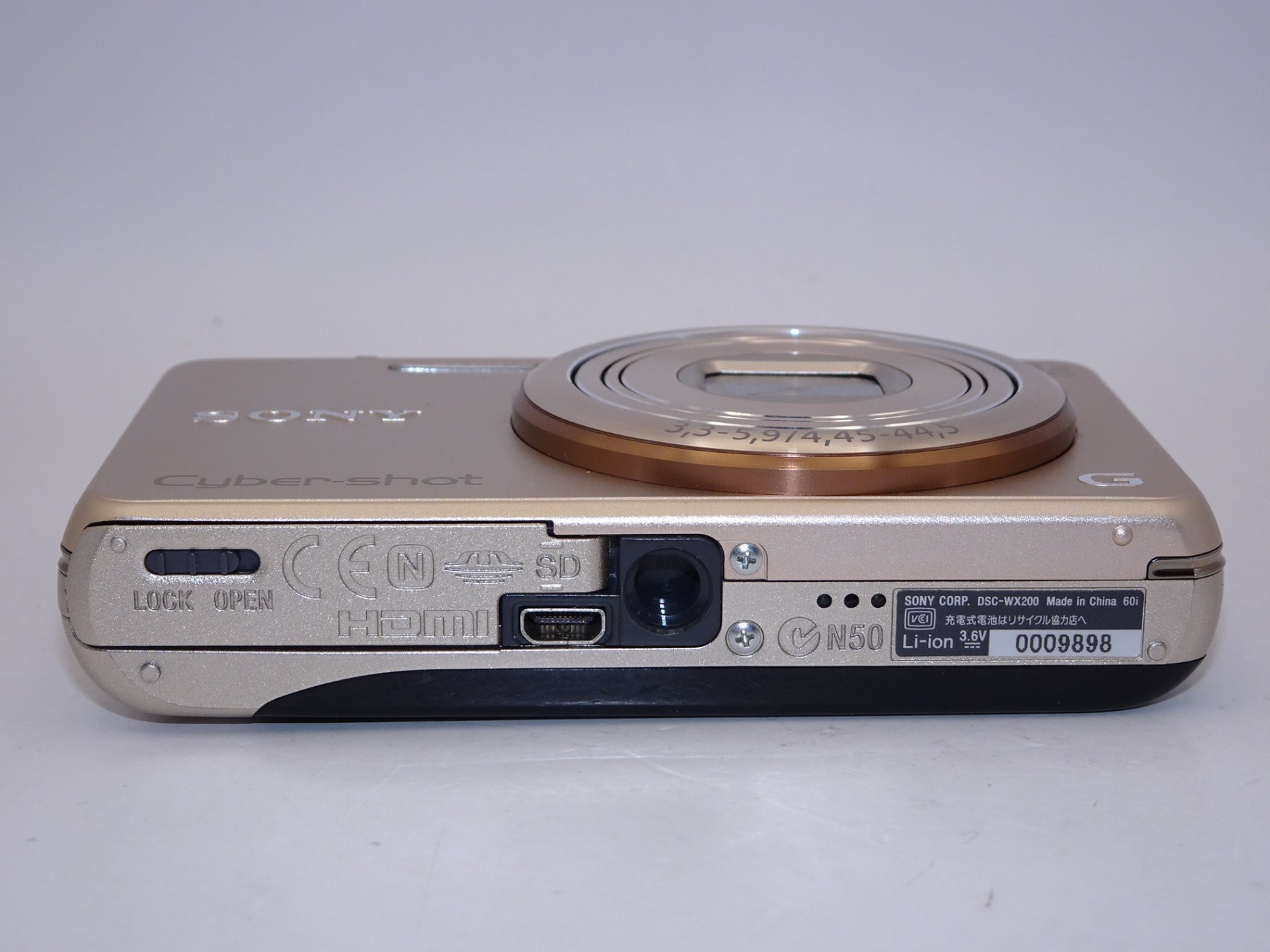 【外観特上級】SONY サイバーショット (ゴールド) DSC-WX200N