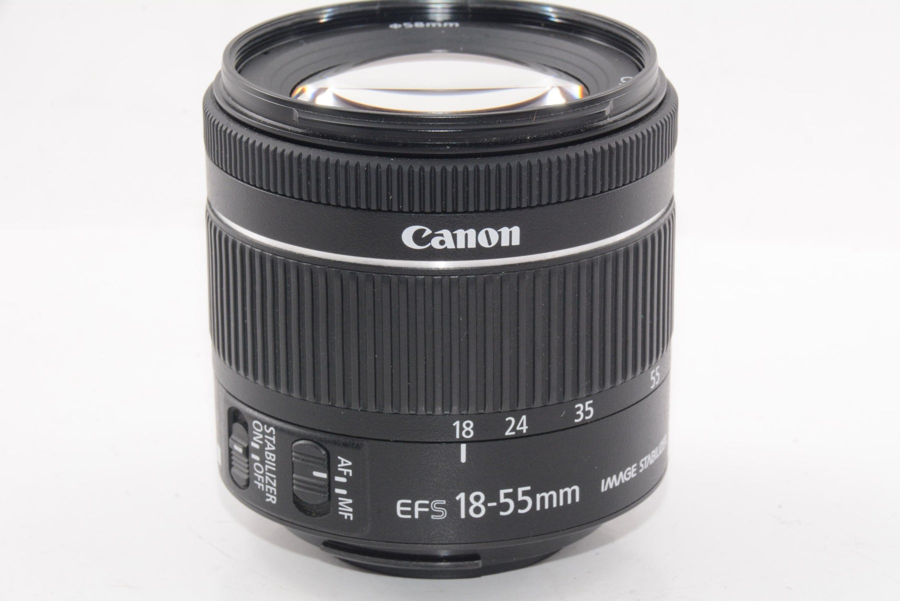 【外観特上級】Canon 標準ズームレンズ EF-S18-55mm F3.5-5.6 IS STM