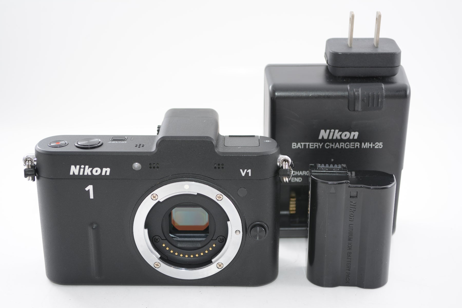 【外観並級】Nikon ミラーレス一眼カメラ Nikon 1 V1 ボディ ブラック