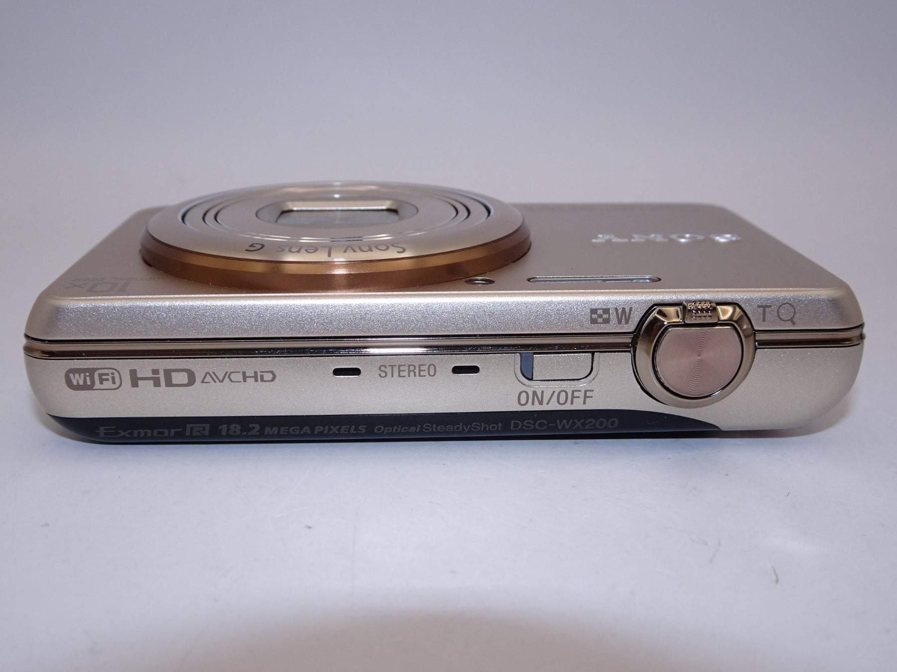 【外観特上級】SONY サイバーショット (ゴールド) DSC-WX200N
