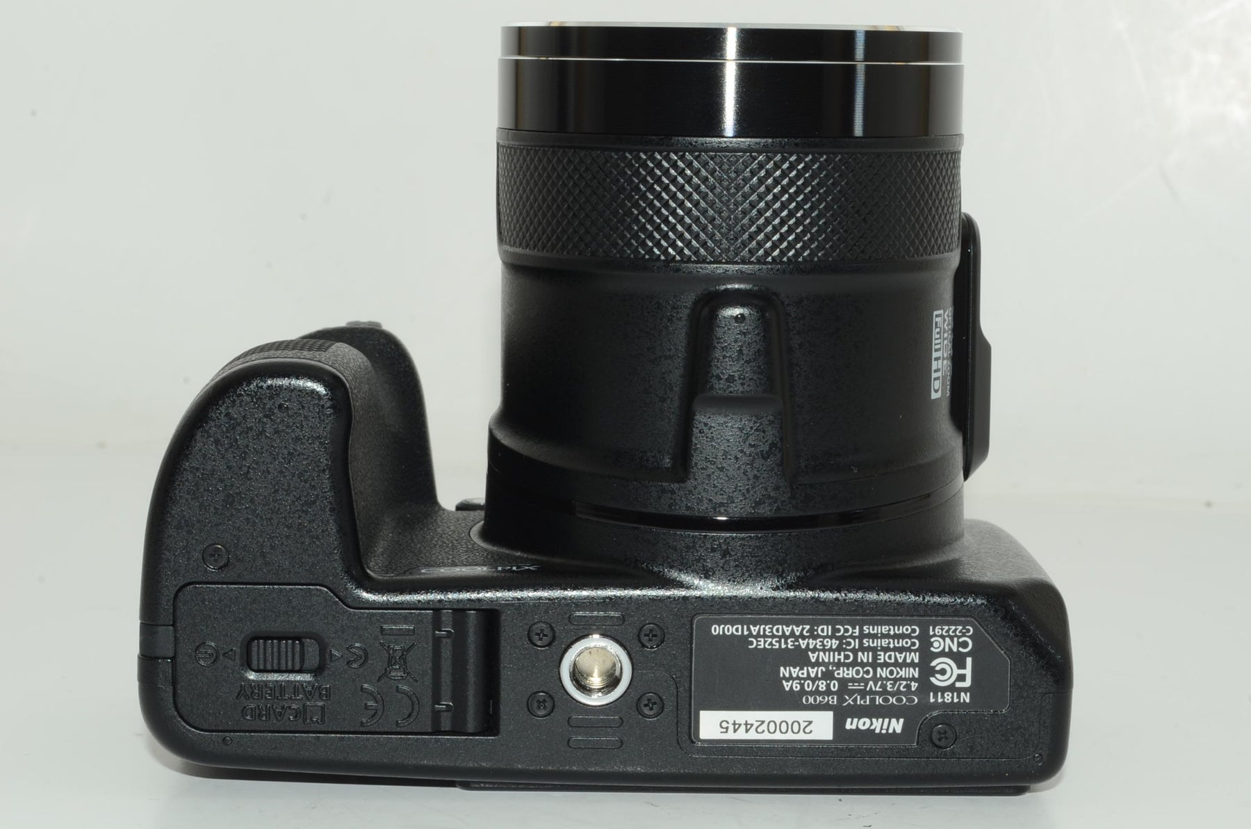 【外観特上級】Nikon デジタルカメラ COOLPIX B600 BK 光学60倍 軽量 クールピクス ブラック B600BK