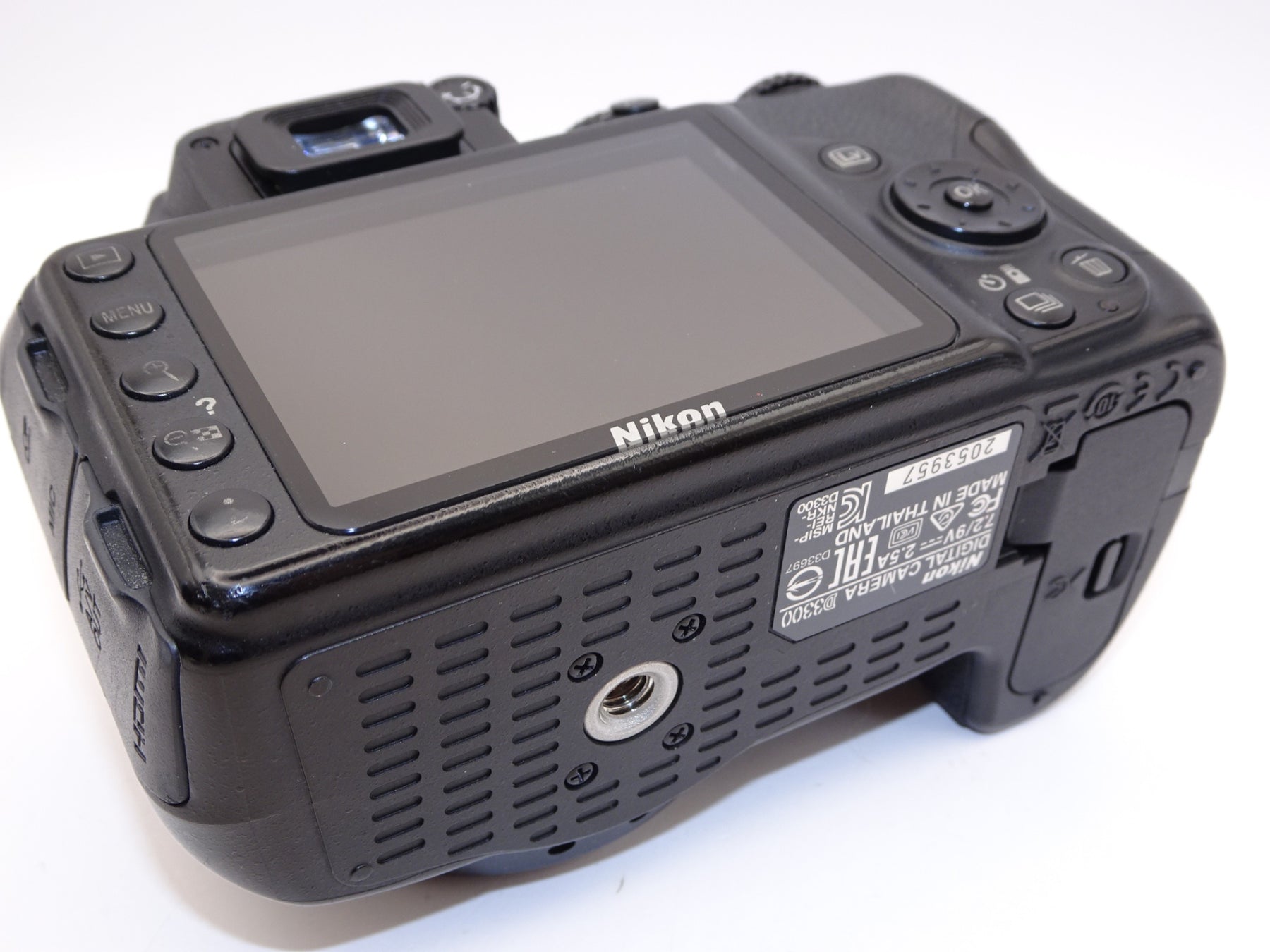 【外観並級】Nikon デジタル一眼レフカメラ D3300 ダブルズームキット ブラック D3300WZBK