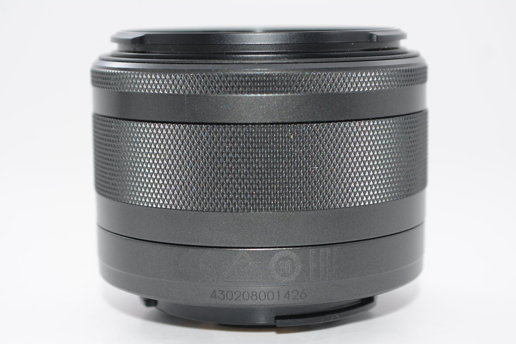 【外観特上級】Canon 標準ズームレンズ EF-M15-45mm F3.5-6.3IS STM(グラファイト) ミラーレス一眼対応 EF-M15-45ISSTM