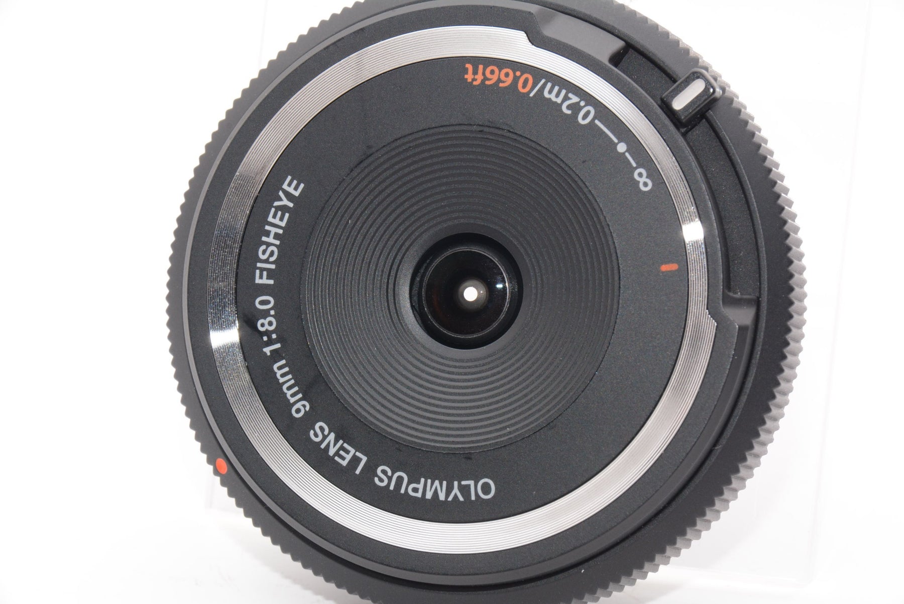 【外観特上級】OLYMPUS ミラーレス一眼 9mm f8 フィッシュアイ ボディキャップレンズ