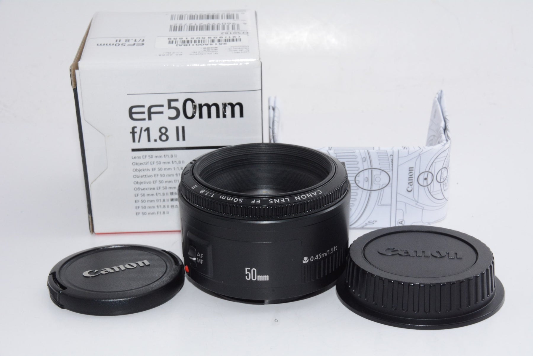 【外観並級】Canon 単焦点レンズ EF50mm F1.8 II フルサイズ対応