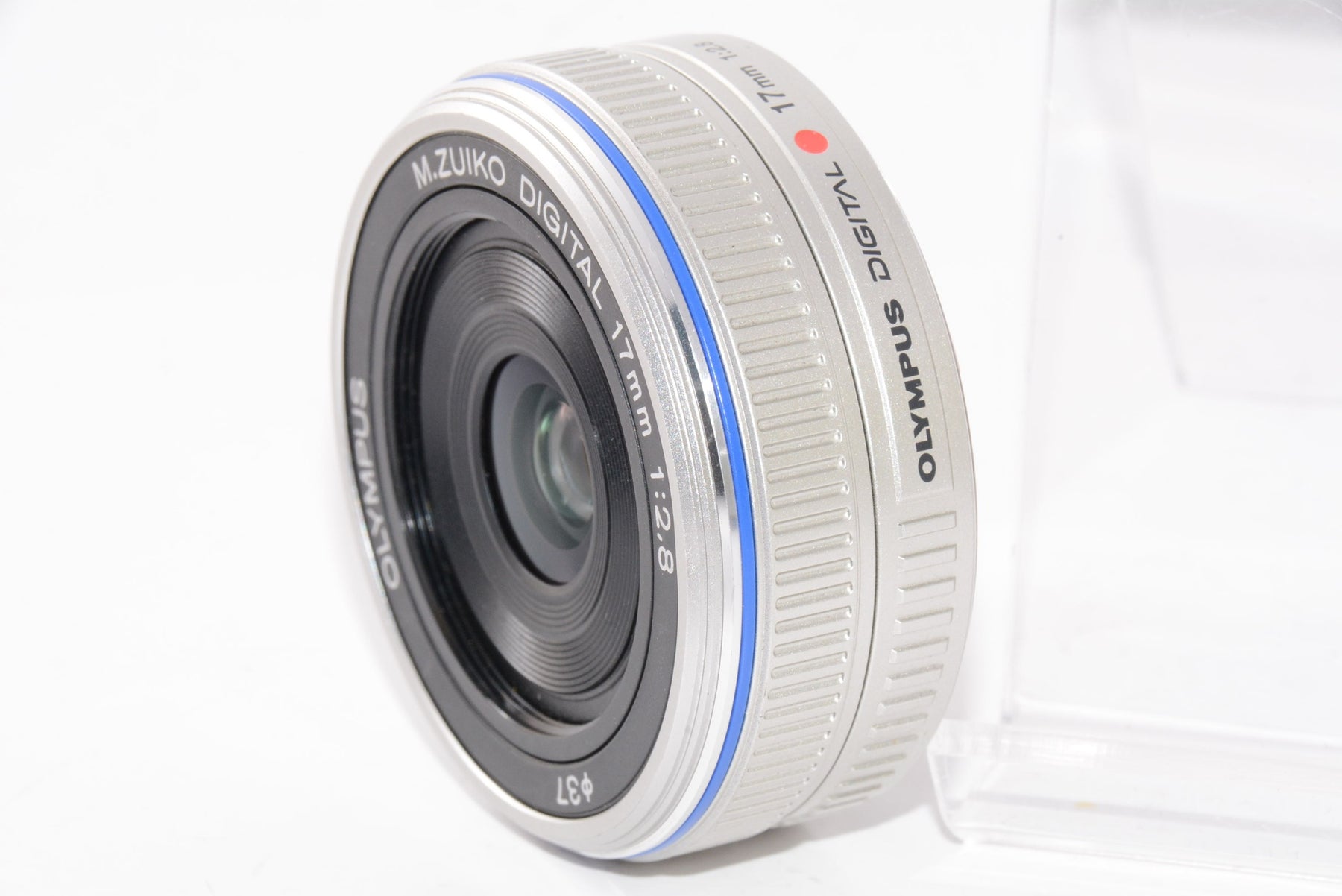 【外観特上級】OLYMPUS パンケーキレンズ M.ZUIKO DIGITAL 17mm F2.8 シルバー