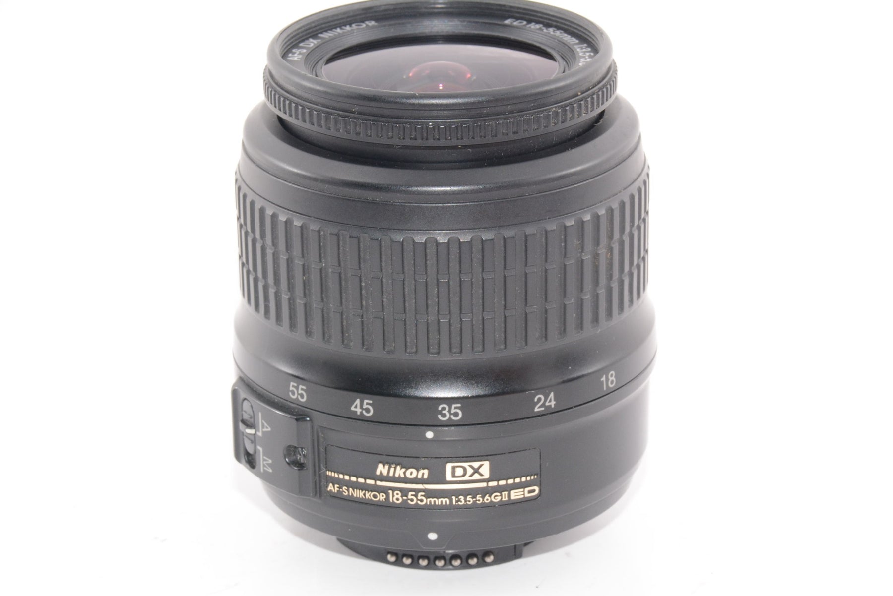 【外観特上級】Nikon 標準ズームレンズ AF-S DX Zoom Nikkor ED 18-55mm f/3.5-5.6 G II ブラック