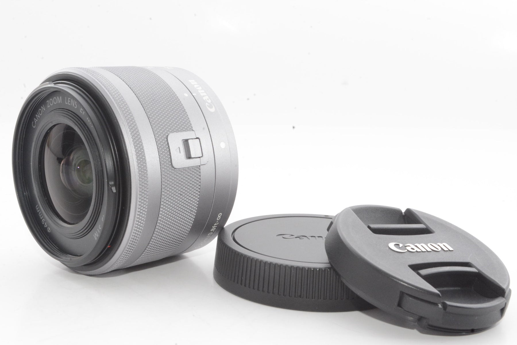 【外観特上級】Canon 標準ズームレンズ EF-M15-45mm F3.5-6.3IS STM(シルバー) ミラーレス一眼対応 EF-M15-45ISSTMSL