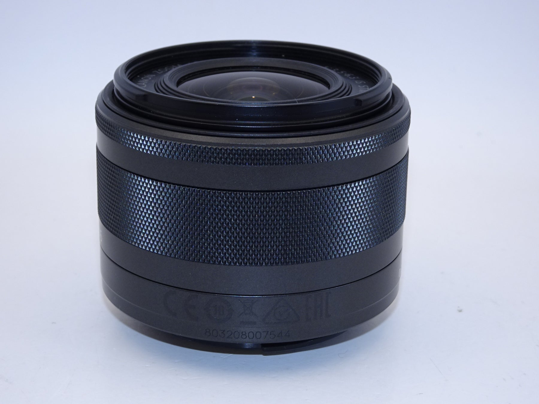 【外観特上級】Canon 標準ズームレンズ EF-M15-45mm F3.5-6.3IS STM(グラファイト) ミラーレス一眼対応 EF-M15-45ISSTM