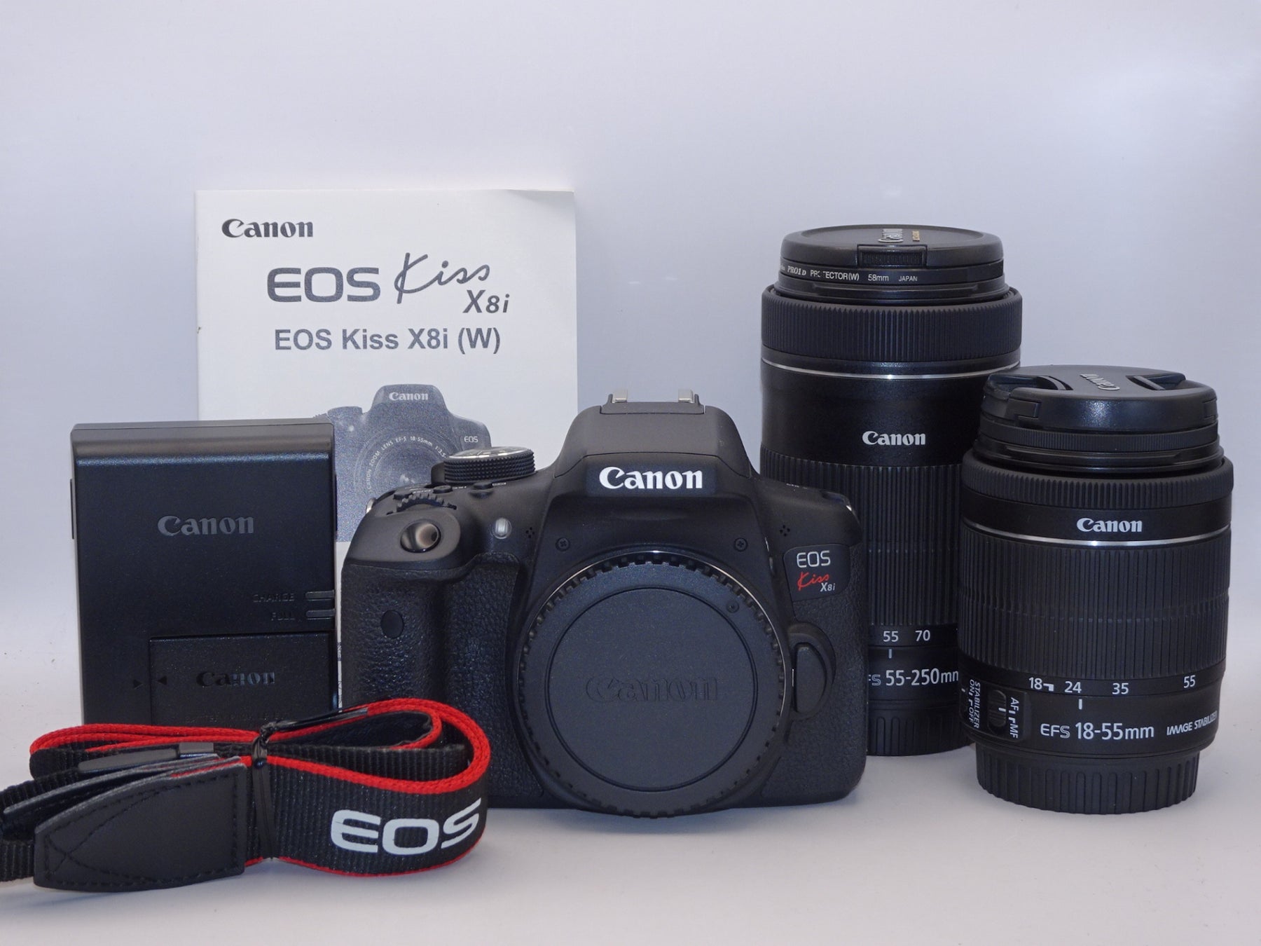 【外観並級】Canon EOS Kiss X8i ダブルズームキット