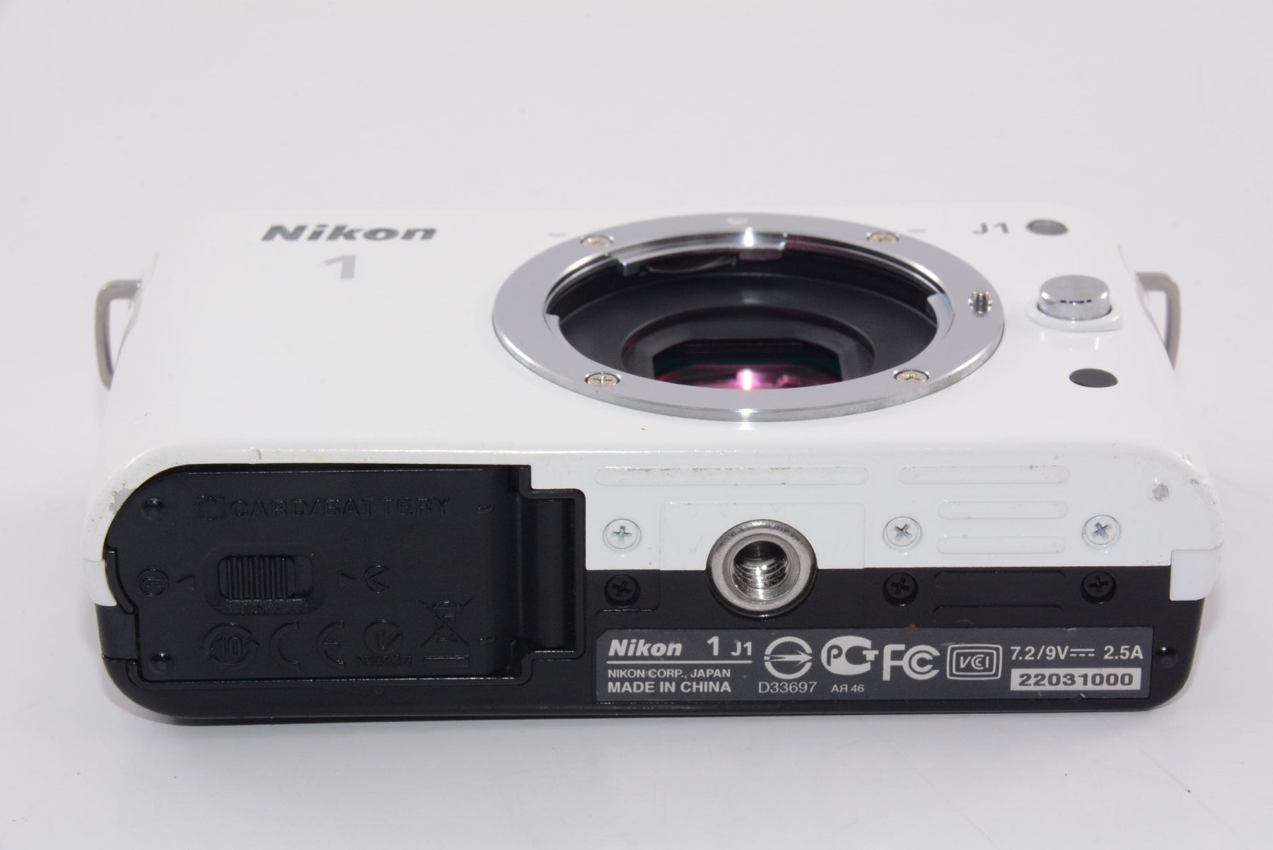 【外観並級】Nikon ニコン ミラーレス一眼カメラ Nikon 1 J1 ボディ ホワイト