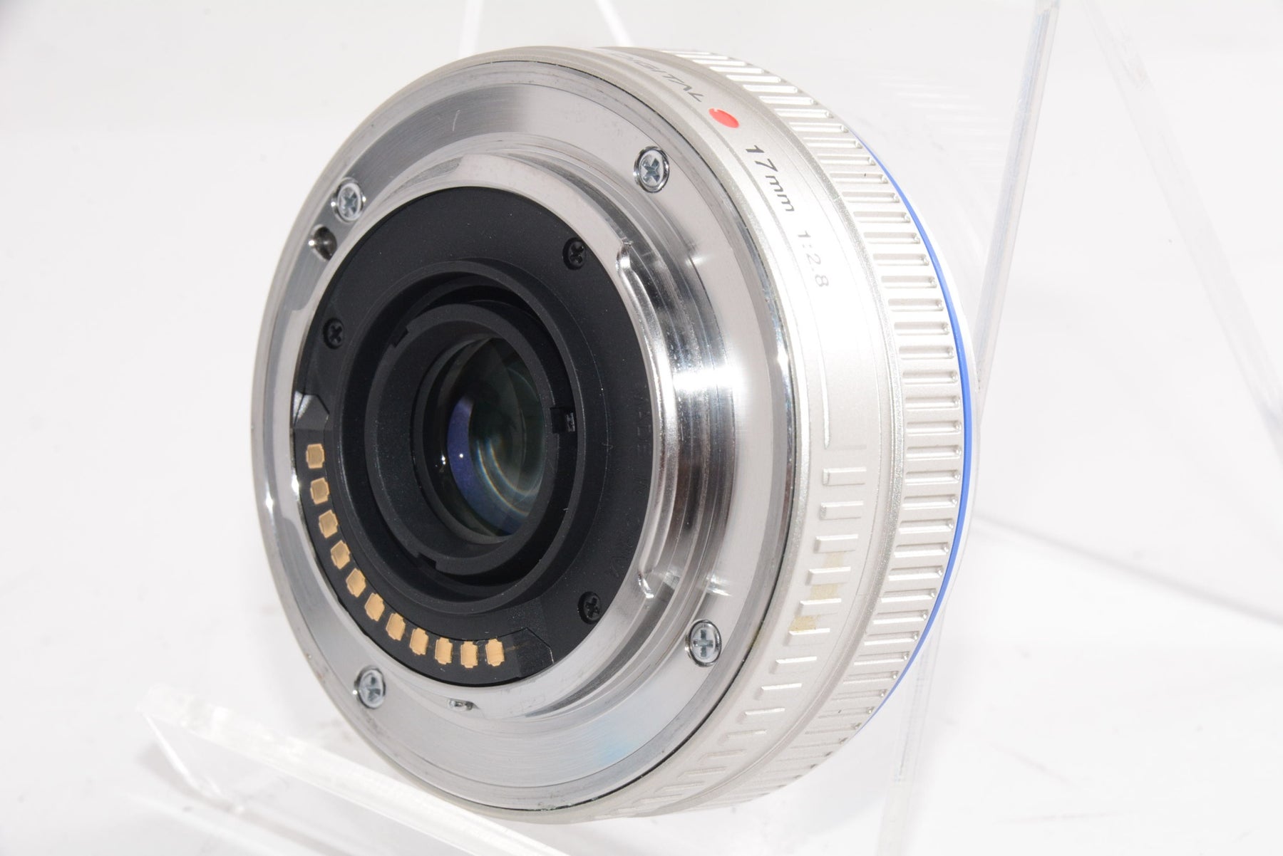 【外観特上級】OLYMPUS パンケーキレンズ M.ZUIKO DIGITAL 17mm F2.8 シルバー